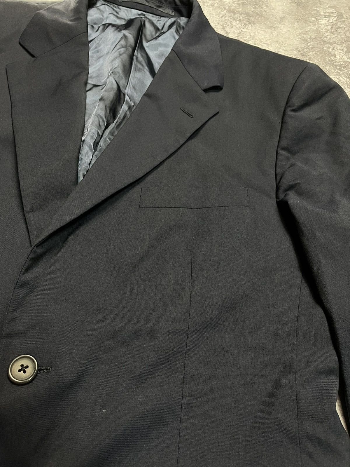 Prada Prada Milano Tailored Black VW Mohair Suit Size 50R - 5 Thumbnail