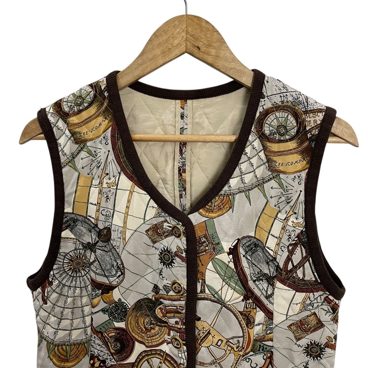 Japanese Brand Vintage Toshima Art Fullprint Vest Size M / US 6-8 / IT 42-44 - 2 Thumbnail