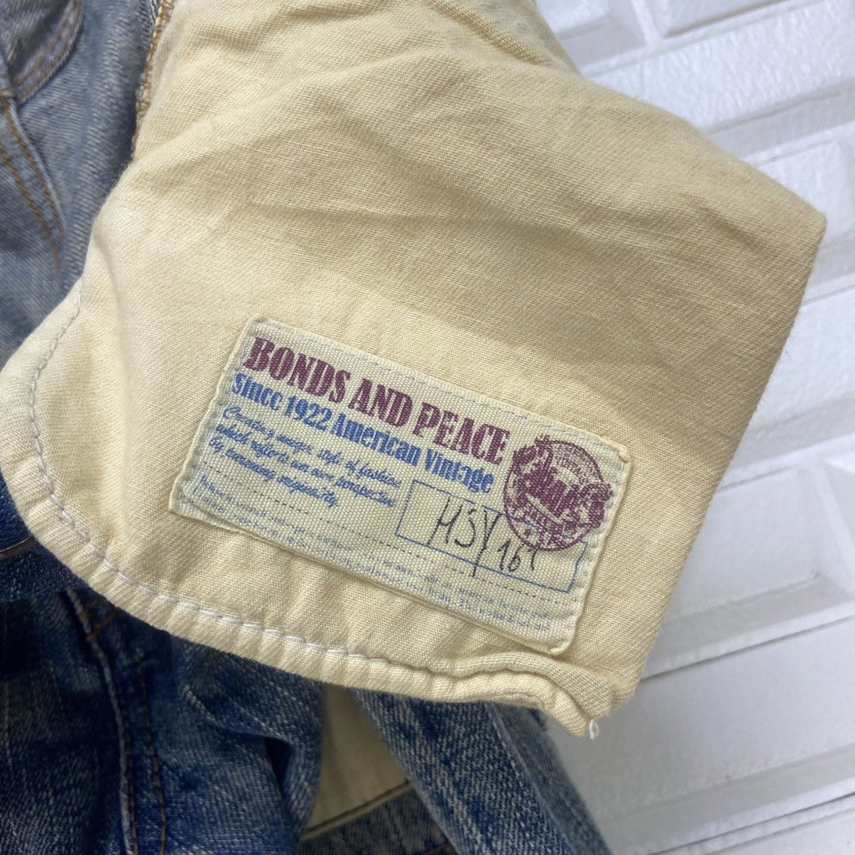Japanese Brand Bonds & Peace Street Fashion Patchwork Distressed Denim Size US 30 / EU 46 - 23 Thumbnail
