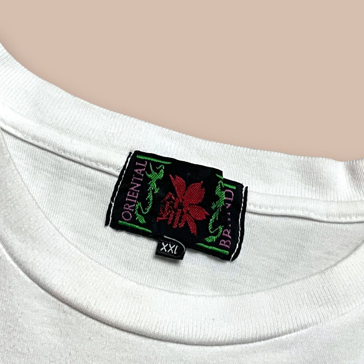 Anime Evangelion x Nishiki x Mark6 x Spear of Longinus White Tee Size US XXL / EU 58 / 5 - 15 Thumbnail