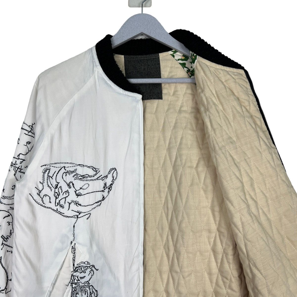Japanese Brand 🔥 REBIRTH EMBROIDERY BOMBER JACKET MADE IN JAPAN Size US S / EU 44-46 / 1 - 11 Thumbnail