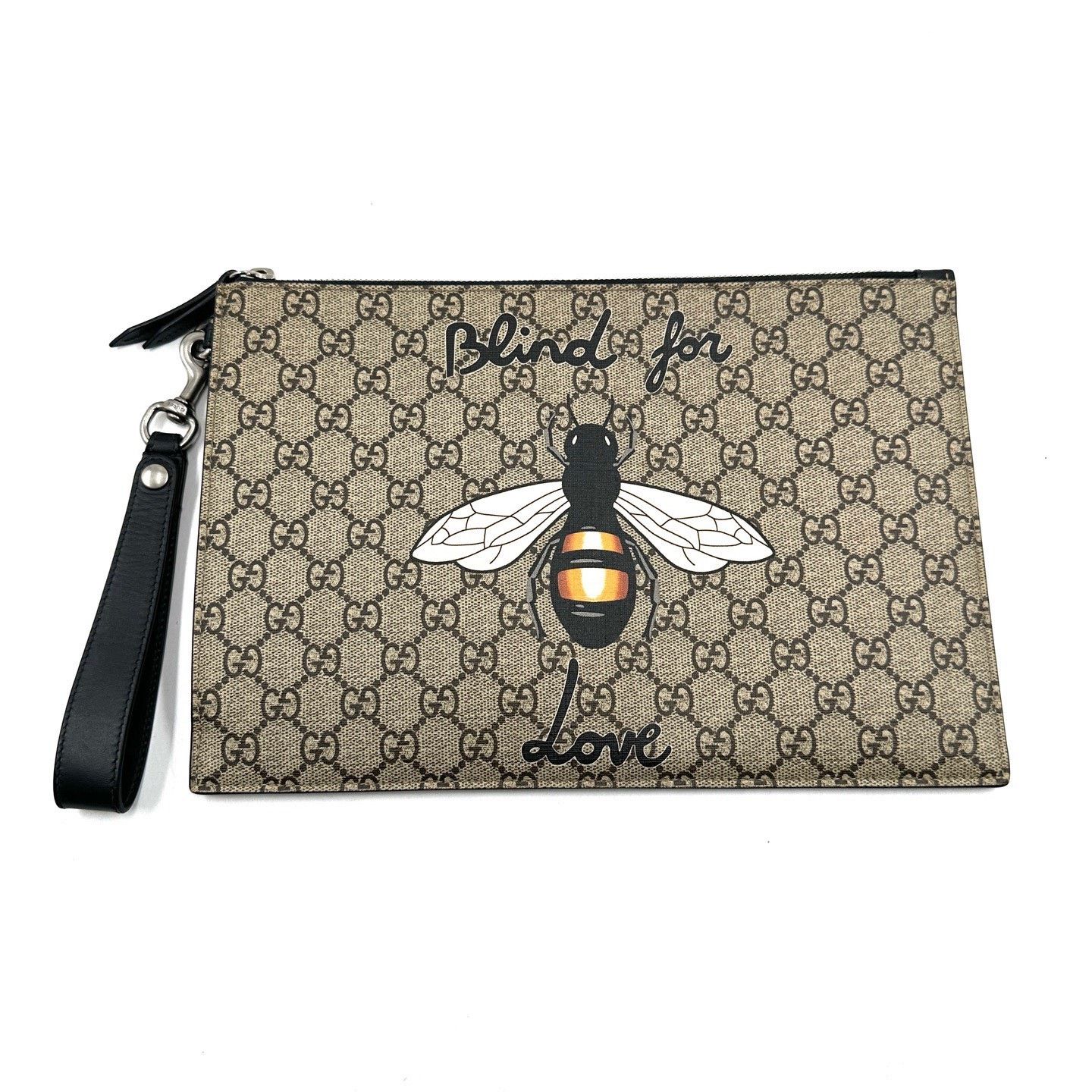 Gucci Gucci Classic Bee GG Logo Clutch Size ONE SIZE - 1 Thumbnail