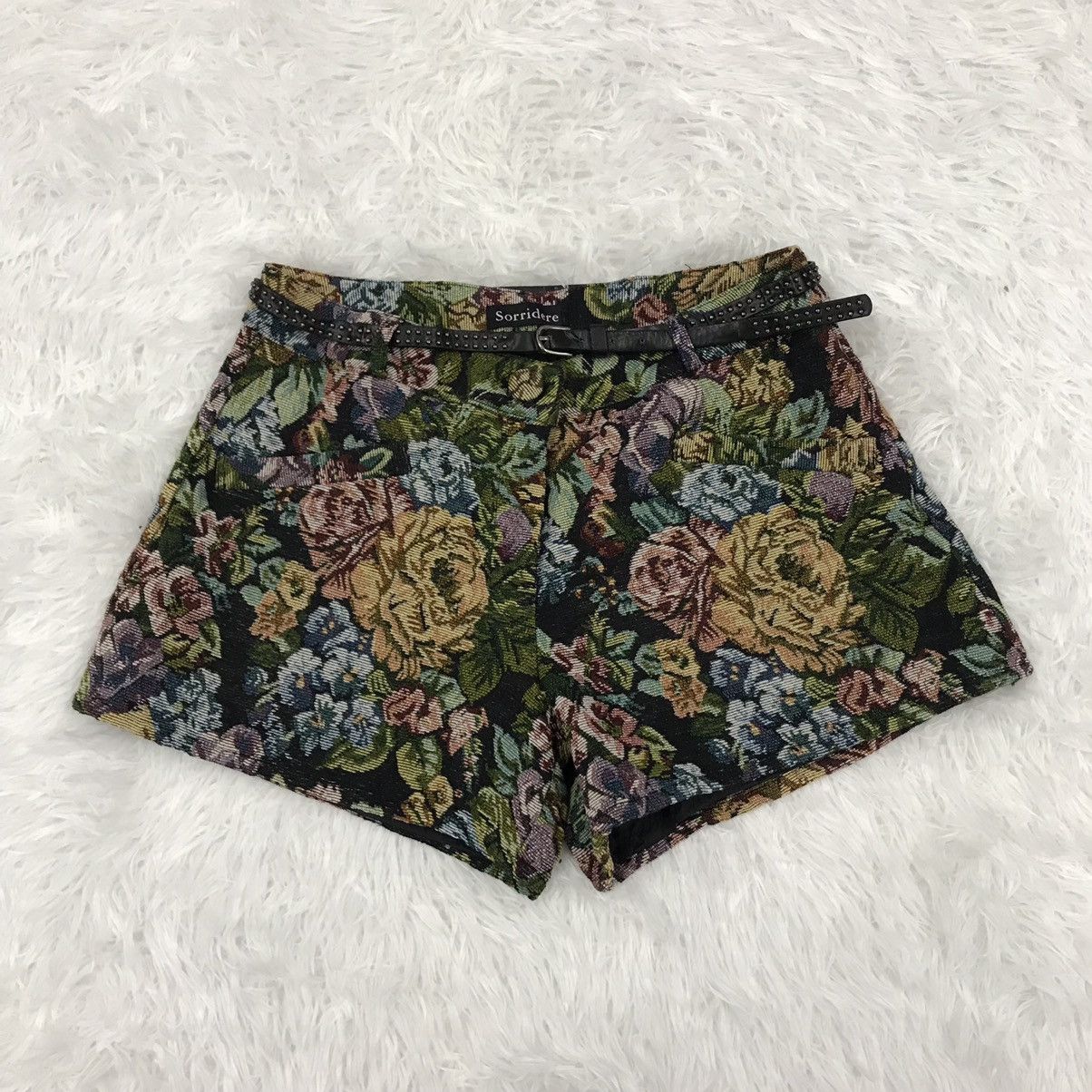 Japanese Brand Sorridere rare design short pant Size 28" / US 6 / IT 42 - 1 Thumbnail
