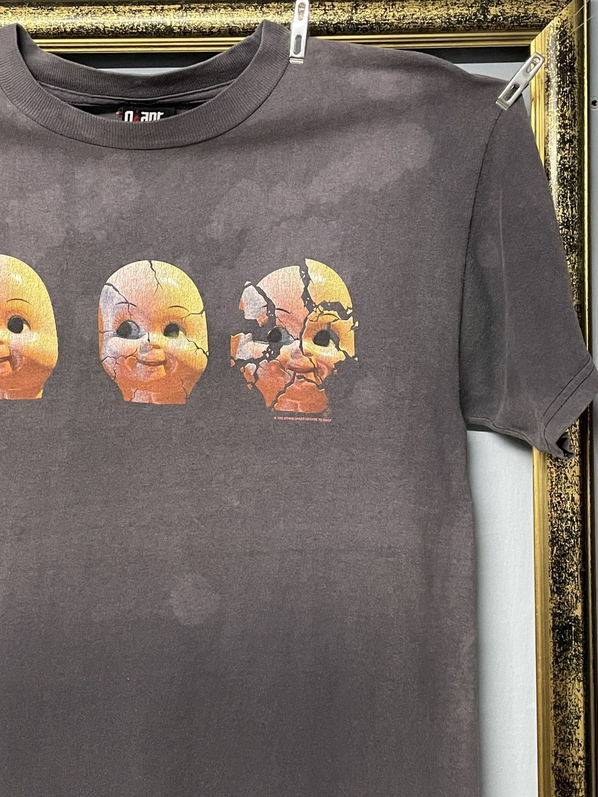 Vintage Vintage 1990s Original Staind Doll Face Sunfaded Rock Tshirt Size US M / EU 48-50 / 2 - 5 Thumbnail