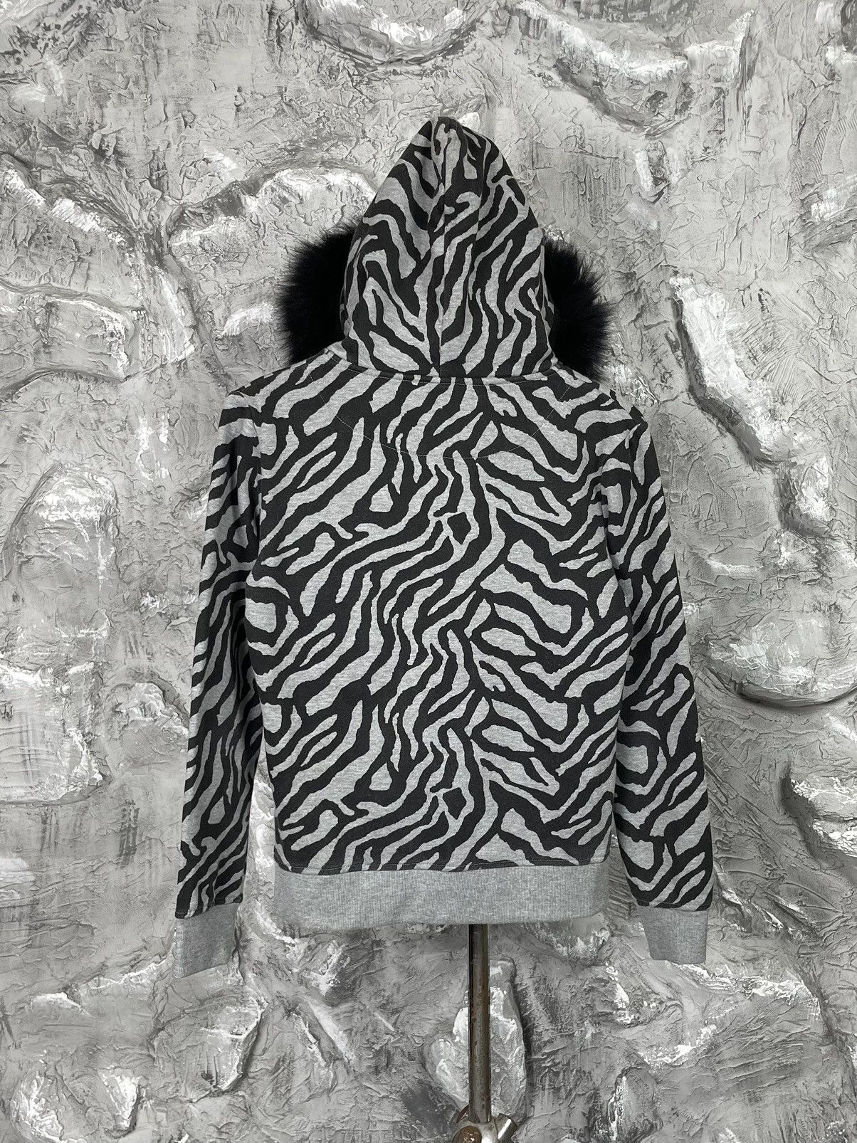 Hysteric Glamour × If Six Was Nine × Ne-Net Vintage Y2K Animal Pattern Fur Zip Hoodie Japanese Punk Vibe Size US M / EU 48-50 / 2 - 2 Thumbnail
