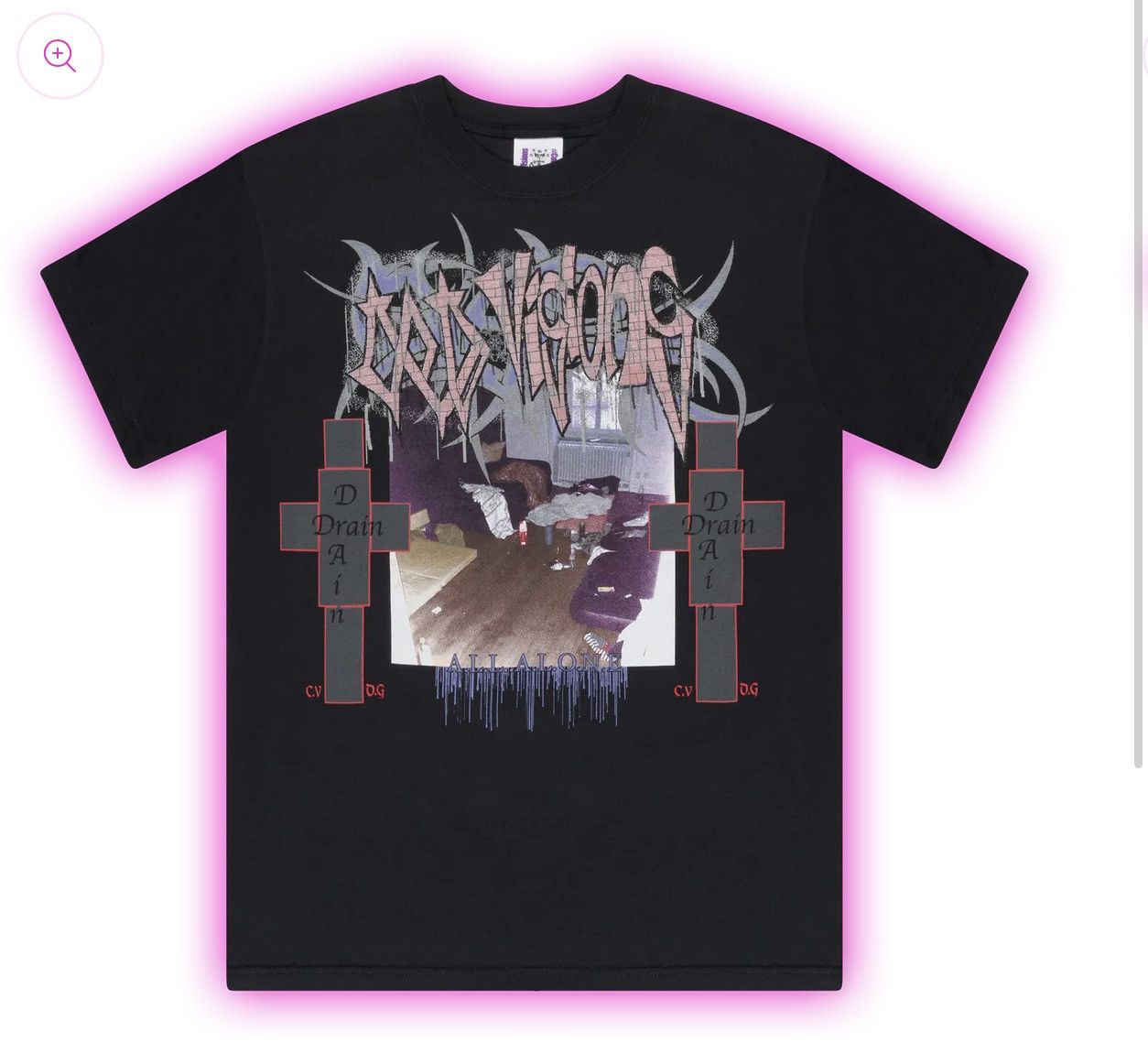 Bladee Cold Visions Black 32 T Shirt