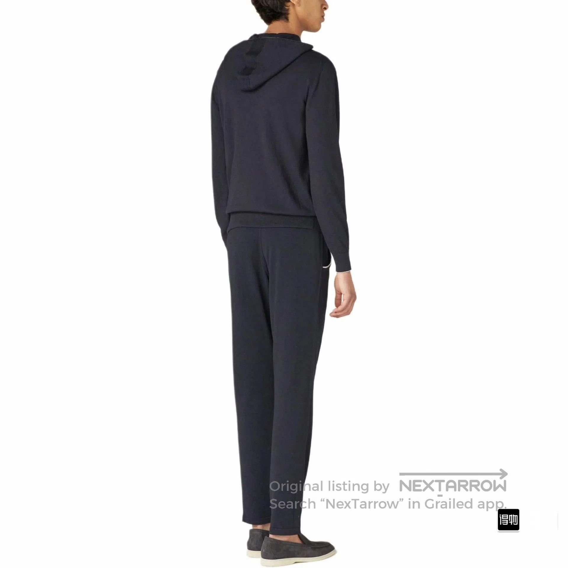 Loro Piana LORO PIANA Solid Hooded Zip Jacket. Size US S / EU 44-46 / 1 - 4 Thumbnail