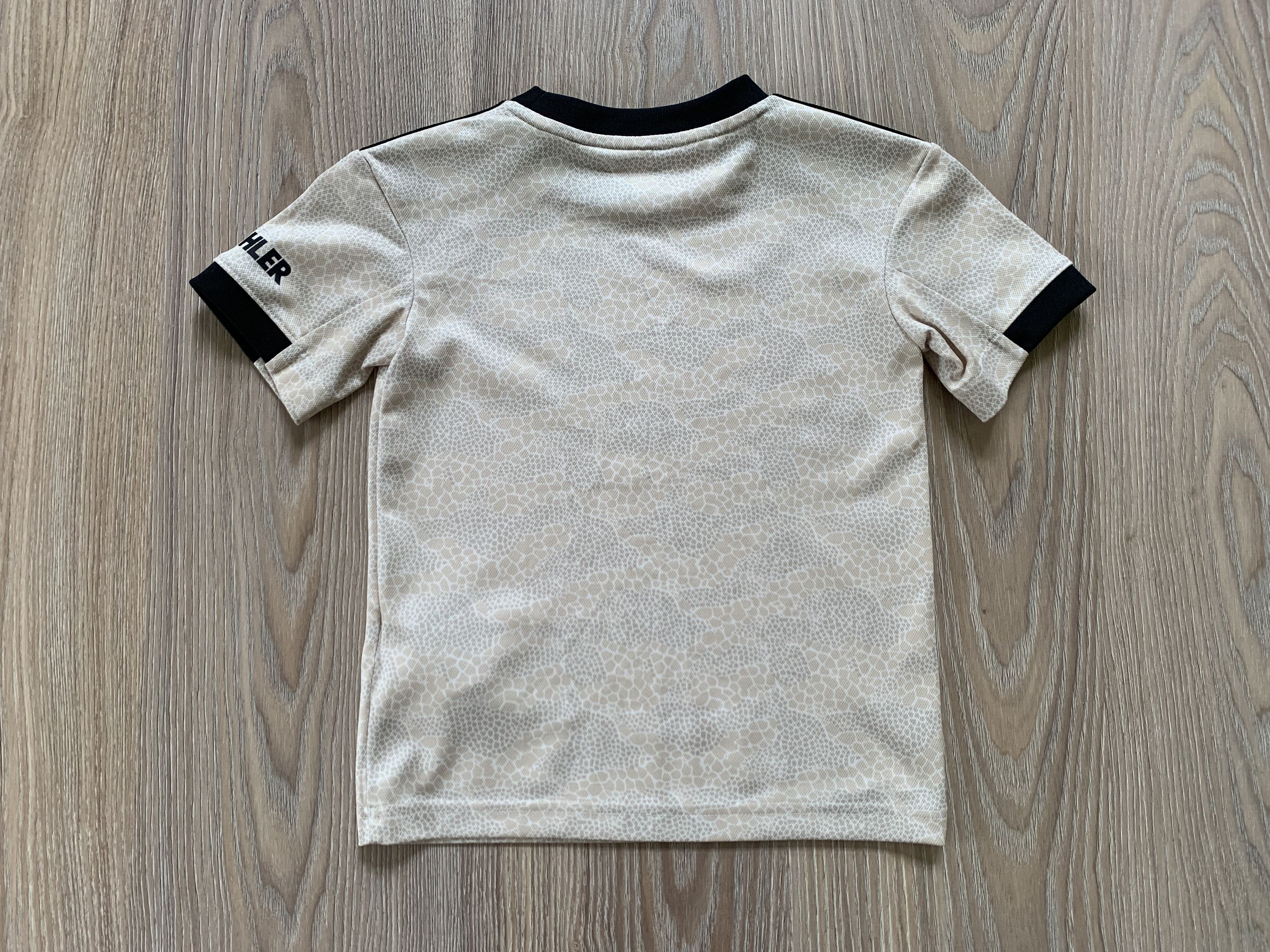 Adidas Adidas Manchester United Kids Beige Away Shirt 2019 Size US XXS / EU 40 - 3 Thumbnail