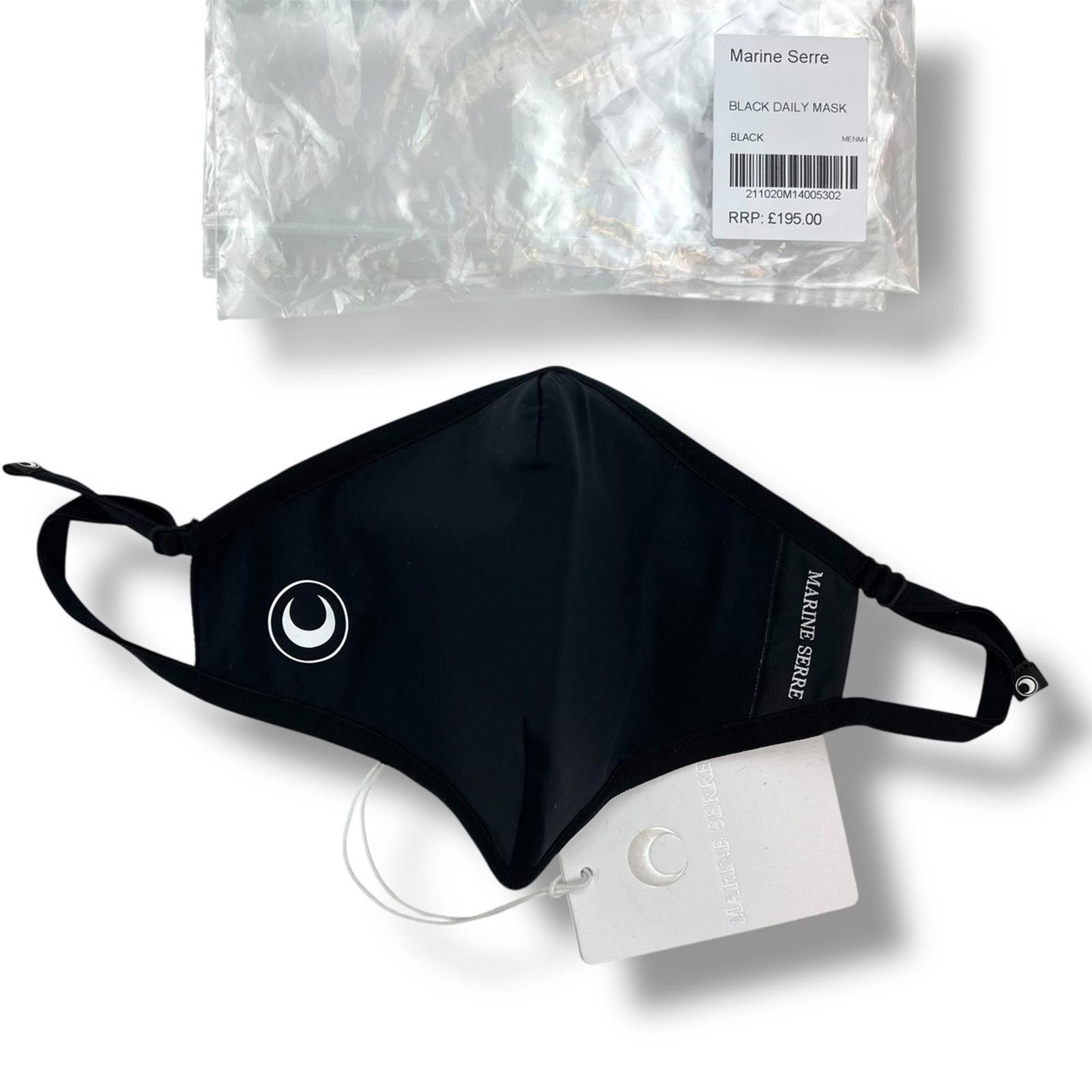 Marine Serre Marine Serre Black Daily Face Mask Size ONE SIZE - 2 Thumbnail