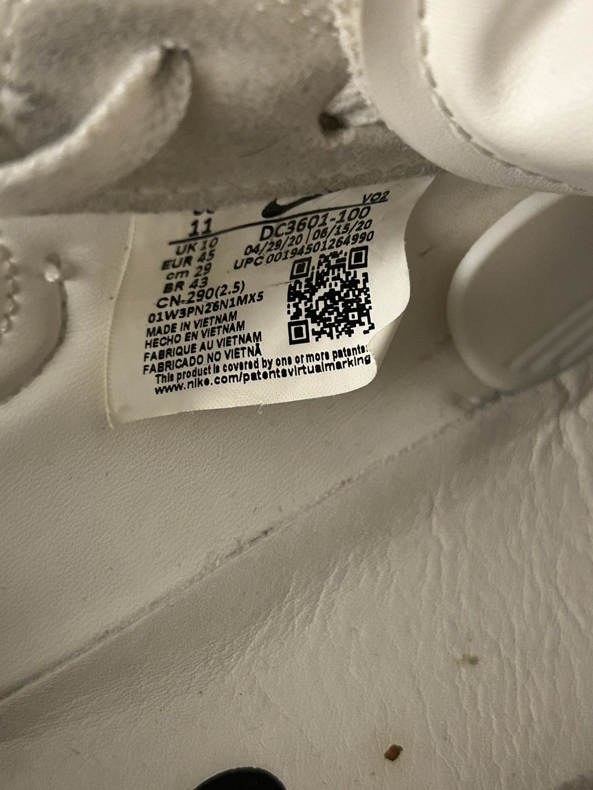 Comme des Garcons Homme Plus × Nike Nike AF1 Mid x CDG Homme Plus "Cut Off" White - US 11 Size US 11 / EU 44 - 9 Thumbnail