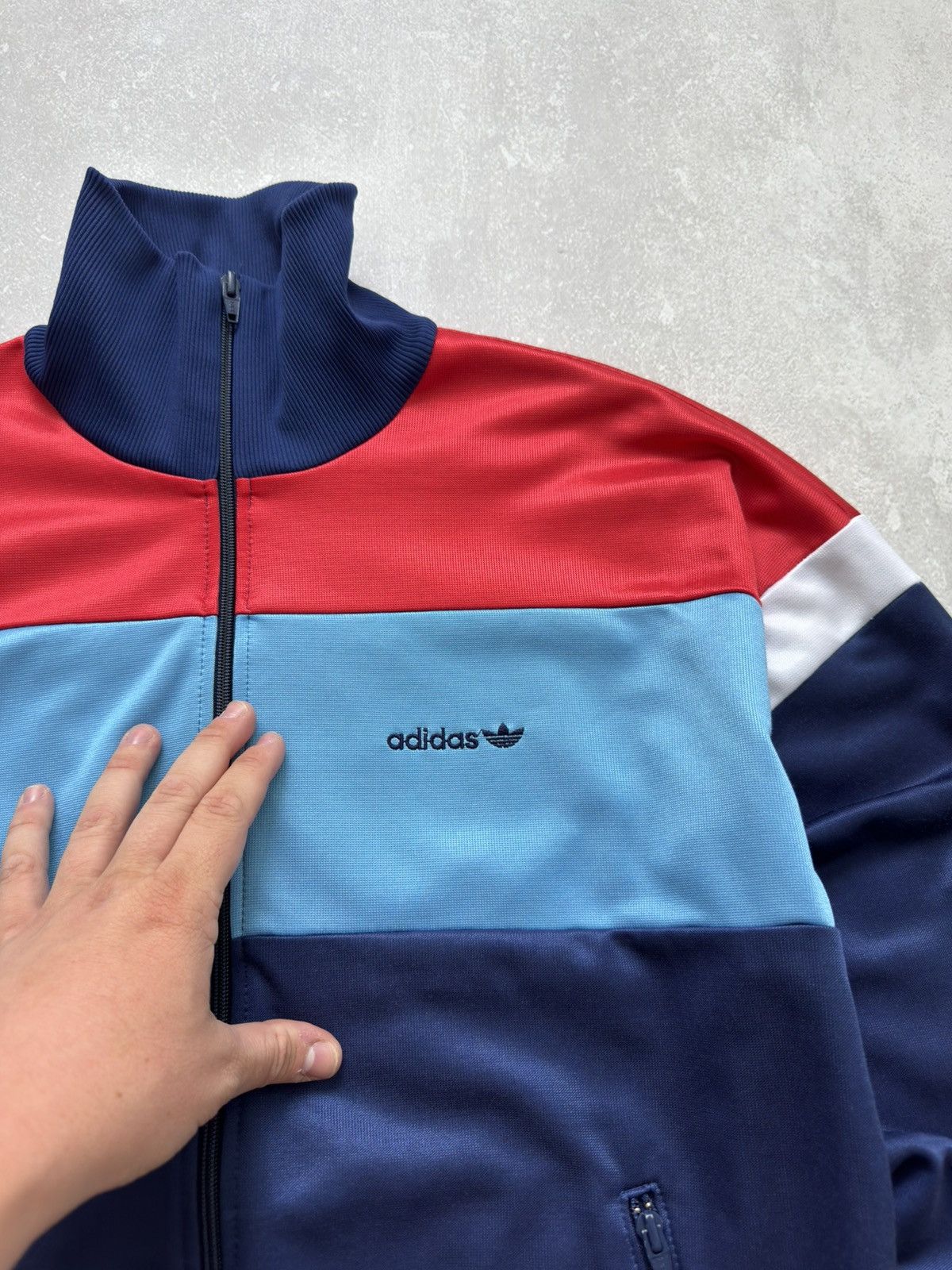 Adidas Vintage Adidas 90s Track Top Olympic Jacket Made In Austria Size US S / EU 44-46 / 1 - 7 Thumbnail