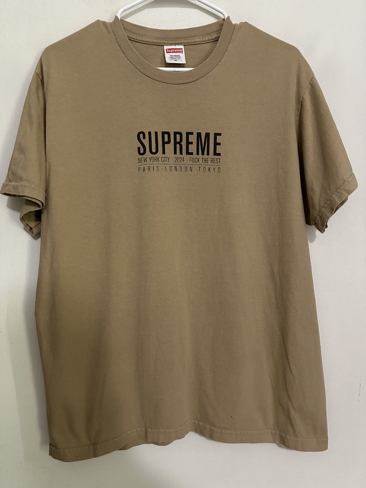 Supreme Supreme Paris Tee Size US M / EU 48-50 / 2 - 1 Thumbnail