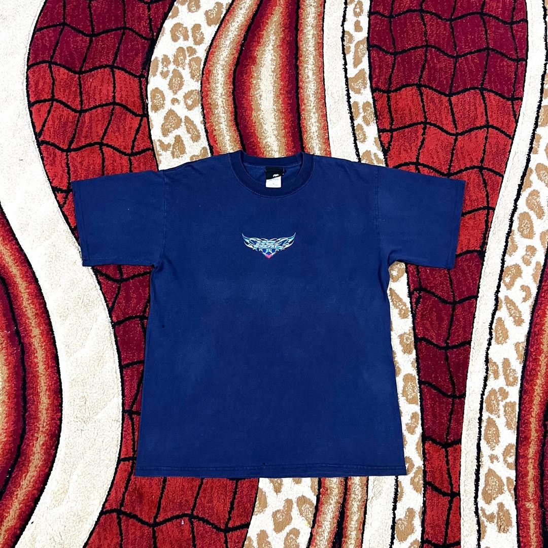 No Fear Vintage Thrashed Faded No Fear Big Cross Logo T Shirt Size US L / EU 52-54 / 3 - 3 Thumbnail