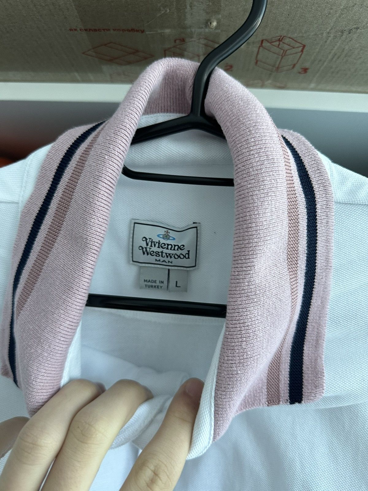 Vivienne Westwood 🔥VIVIENNE WESTWOOD POLO ORB LOGO T-SHIRT🔥 Size US L / EU 52-54 / 3 - 5 Thumbnail