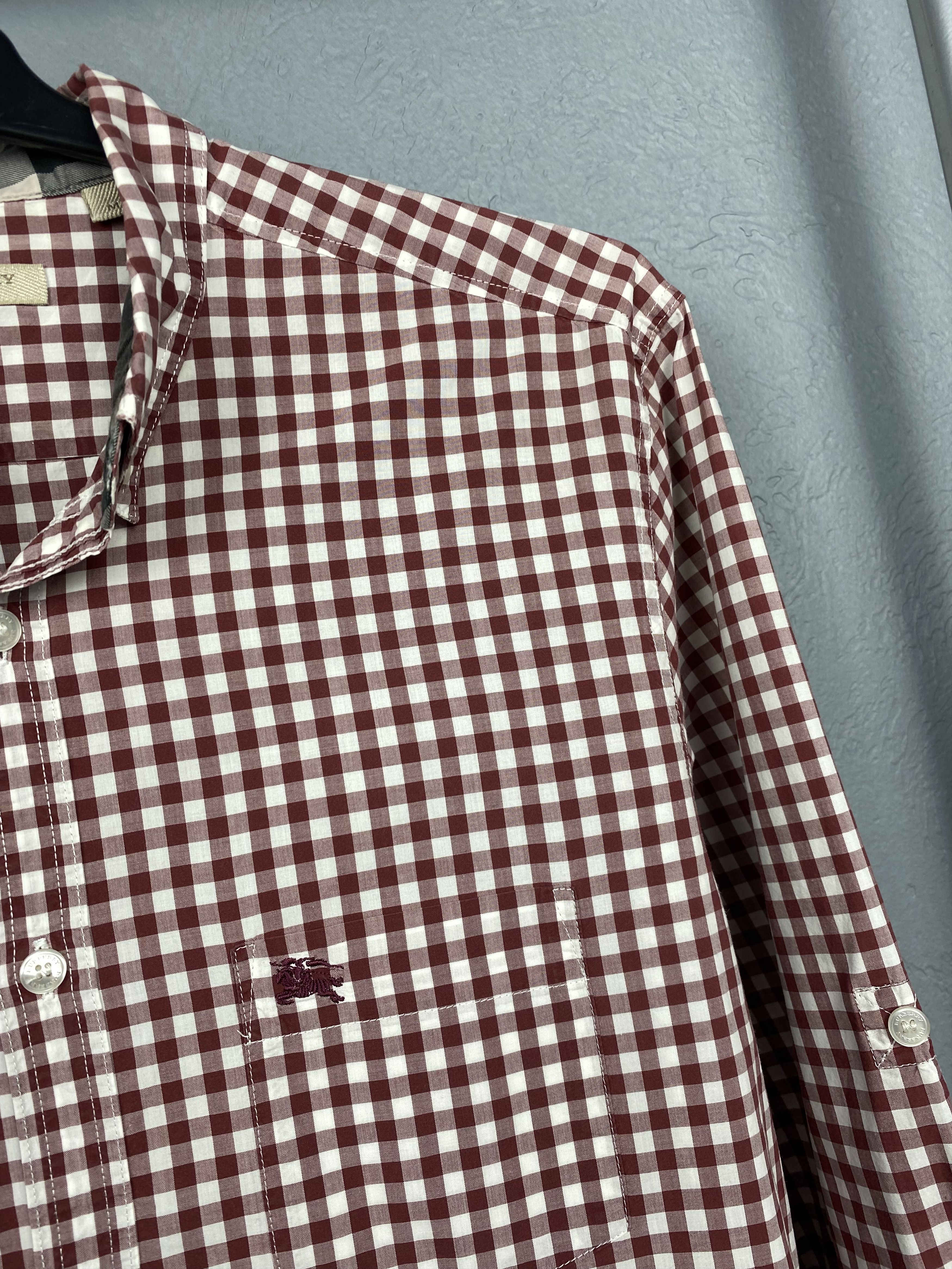 Burberry Burberry Brit Mens Long Sleeve Plaid Shirt Y2K Size US M / EU 48-50 / 2 - 3 Thumbnail