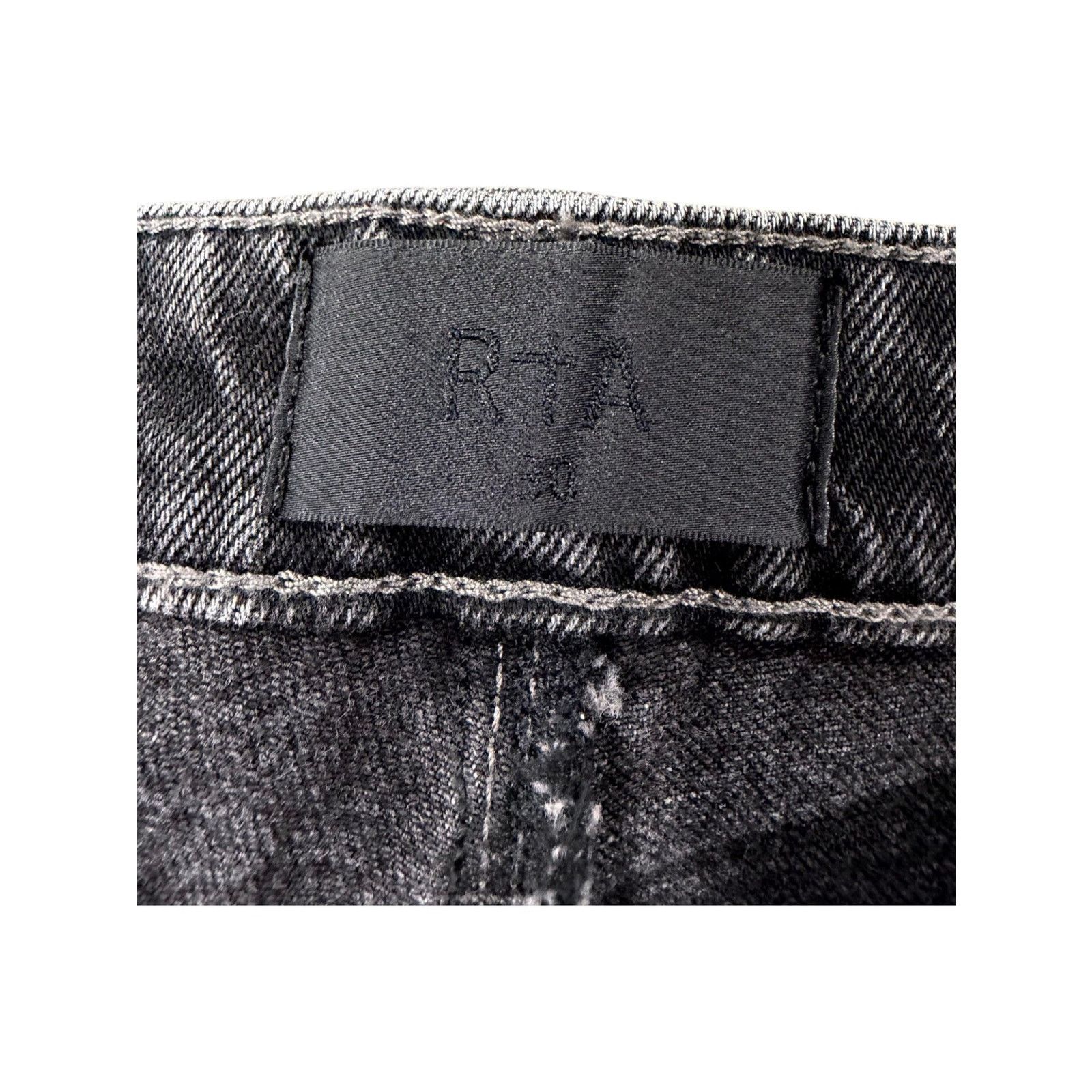 Rta RTA Embossed Grey Jeans Size US 30 / EU 46 - 4 Thumbnail