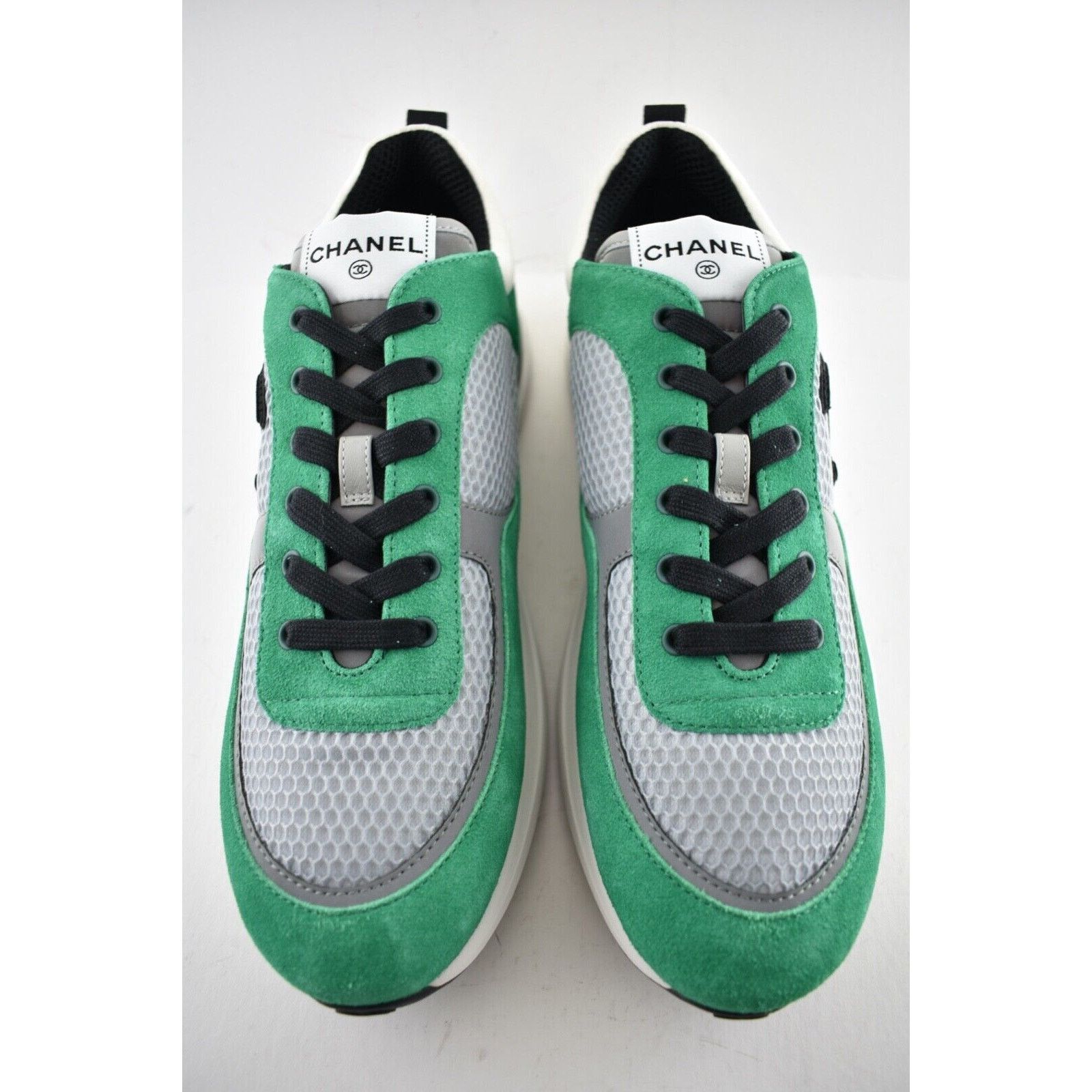 Chanel Chanel 22P CC Logo Low Top Lace Up Trainer Sneaker 45 12 Size US 12 / EU 45 - 5 Thumbnail