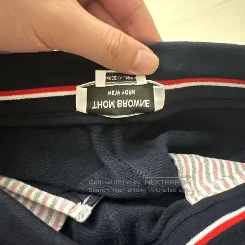 Thom Browne THOM BROWNE Navy Blue Shorts Size 2 . Size US 30 / EU 46 - 3 Thumbnail