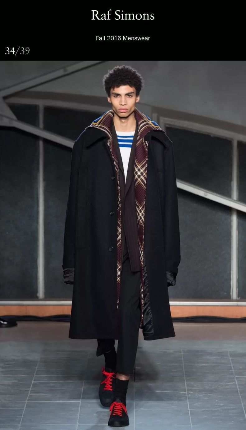 Raf Simons Raf Simons Sailor's check coat coat-2505 Size US S / EU 44-46 / 1 - 2 Thumbnail