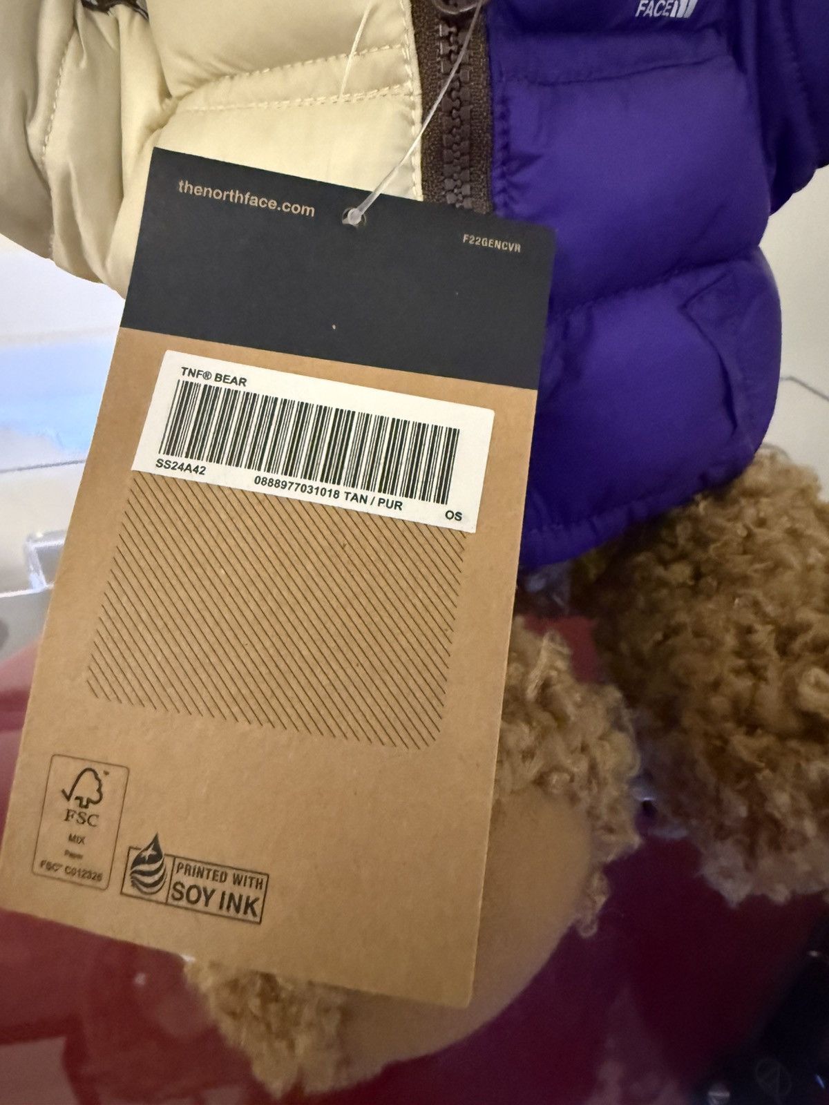 Supreme × The North Face Teddy Bear Size ONE SIZE - 2 Thumbnail