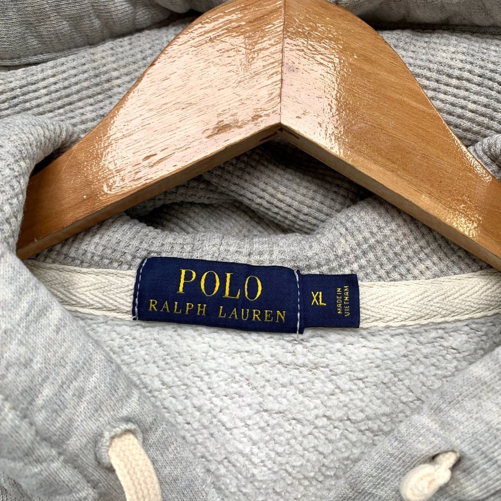 Polo Ralph Lauren Polo Ralph Lauren Sweatshirt Hoodie Mens XL Gray Thermal Hooded Zip Pony Size US XL / EU 56 / 4 - 5 Thumbnail