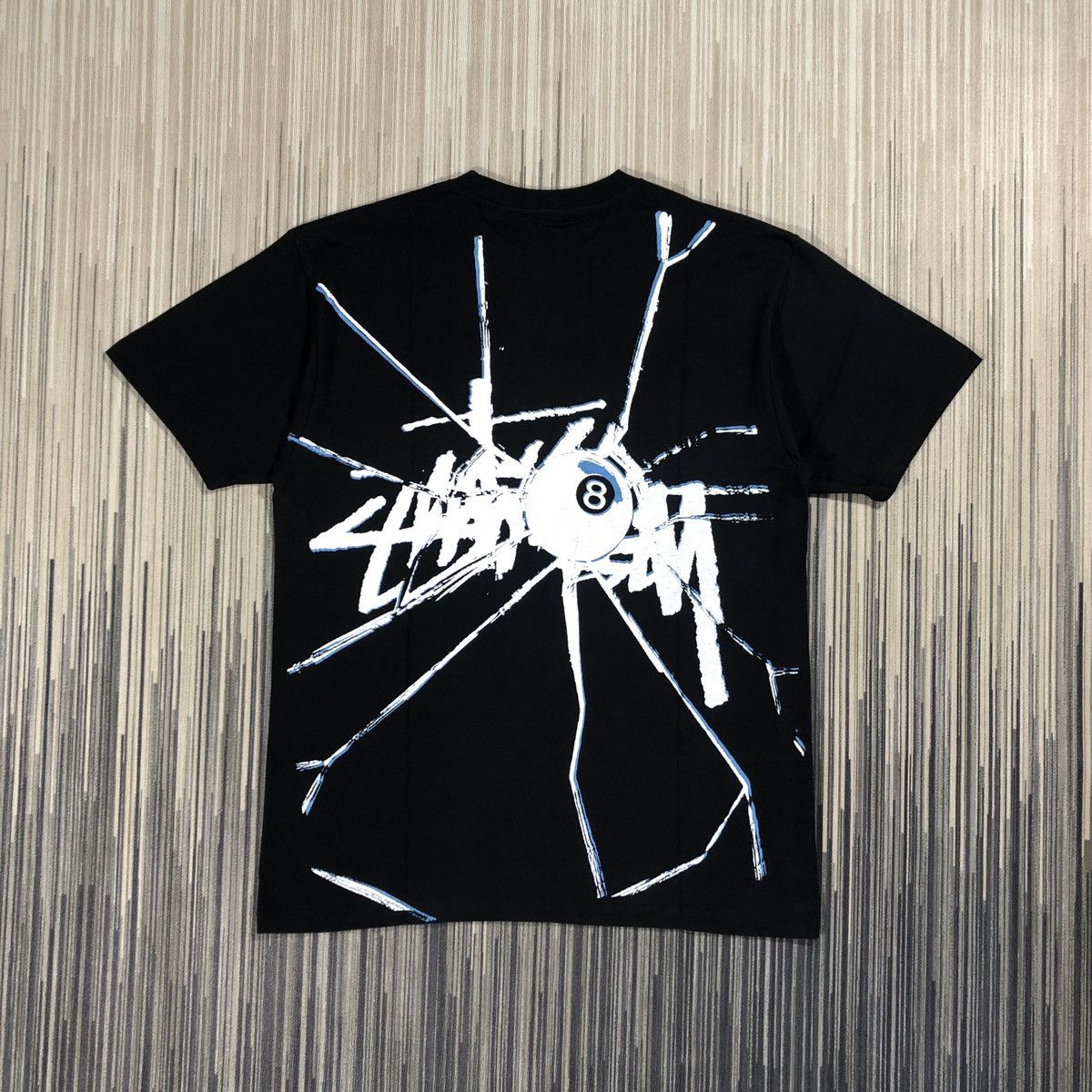 image of Stussy x Vintage Shattered Tee in Black, Men's (Size Medium)