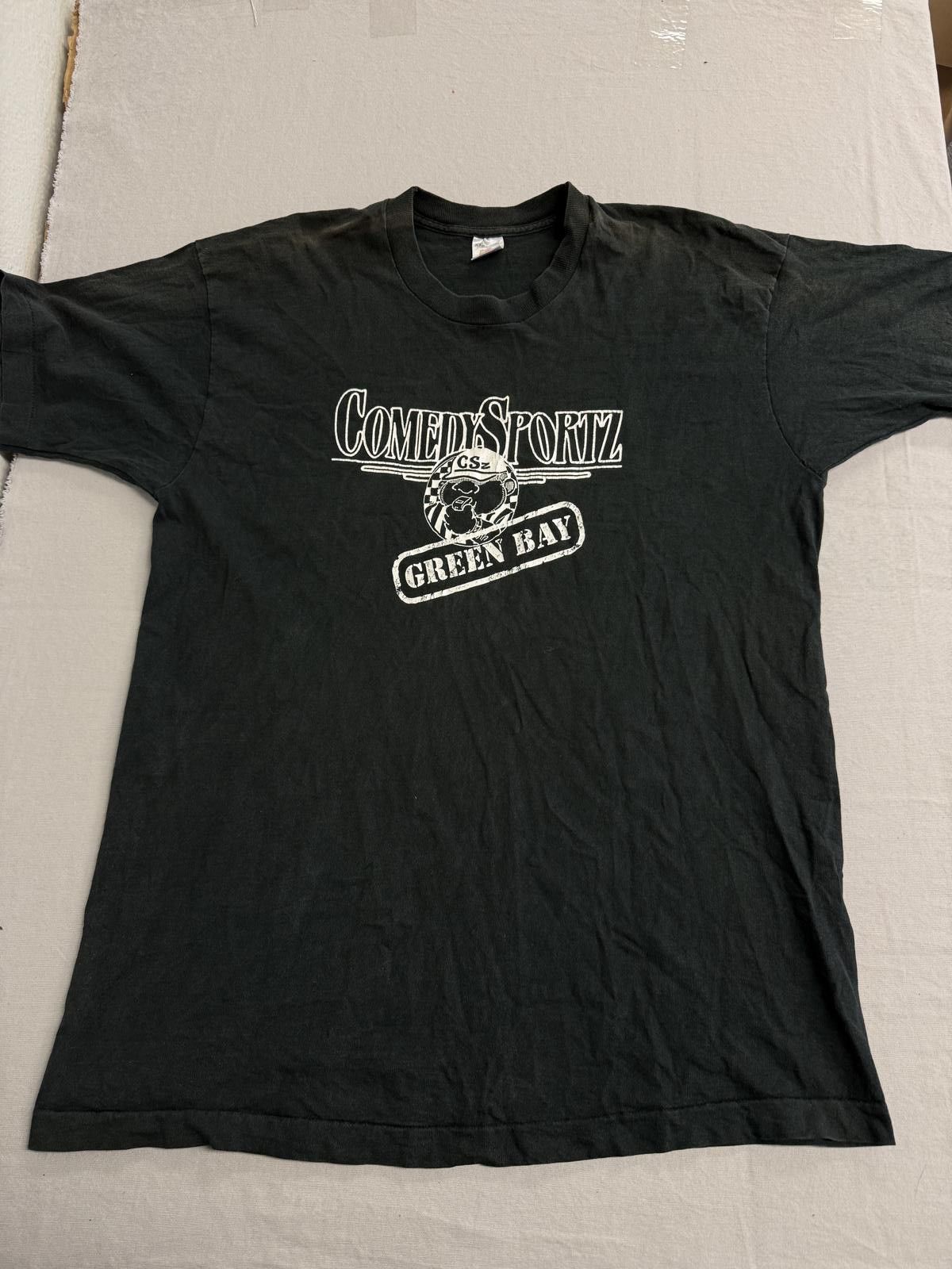 Fruit Of The Loom Vintage CSz Tshirt Comedy Sportz Green Bay Tee Improv XXL Size US XXL / EU 58 / 5 - 1 Thumbnail