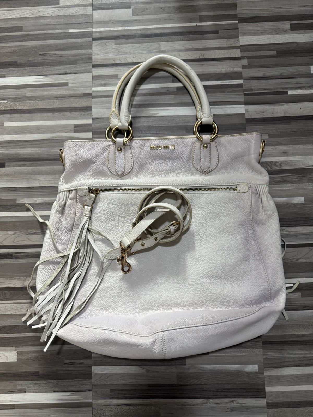 Miu Miu MIU MIU VITELLO LEATHER BAG Size ONE SIZE - 1 Thumbnail