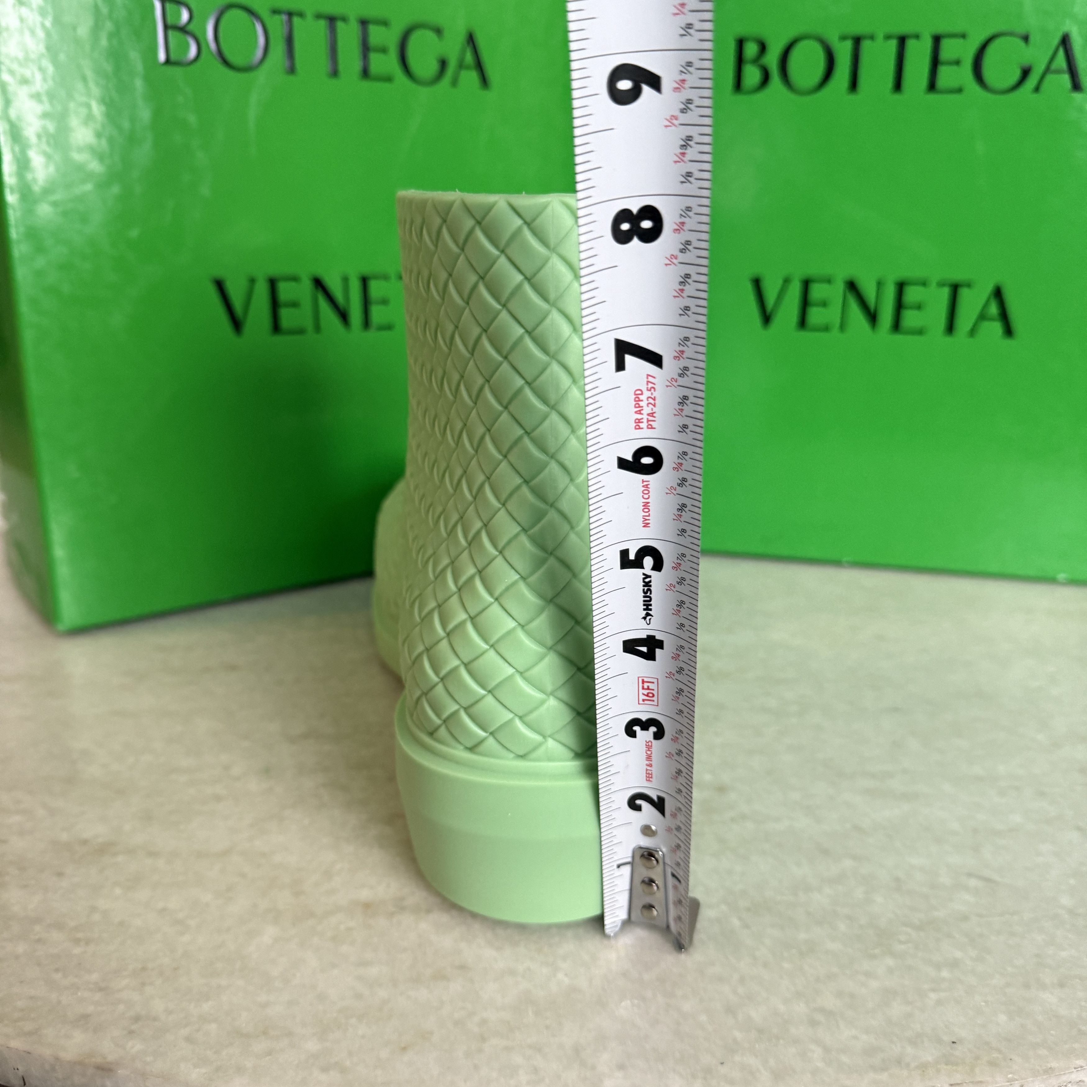 Bottega Veneta Bottega Veneta 763725 Green Men's Rubber Fireman Boots, 42 Size US 9 / EU 42 - 12 Thumbnail