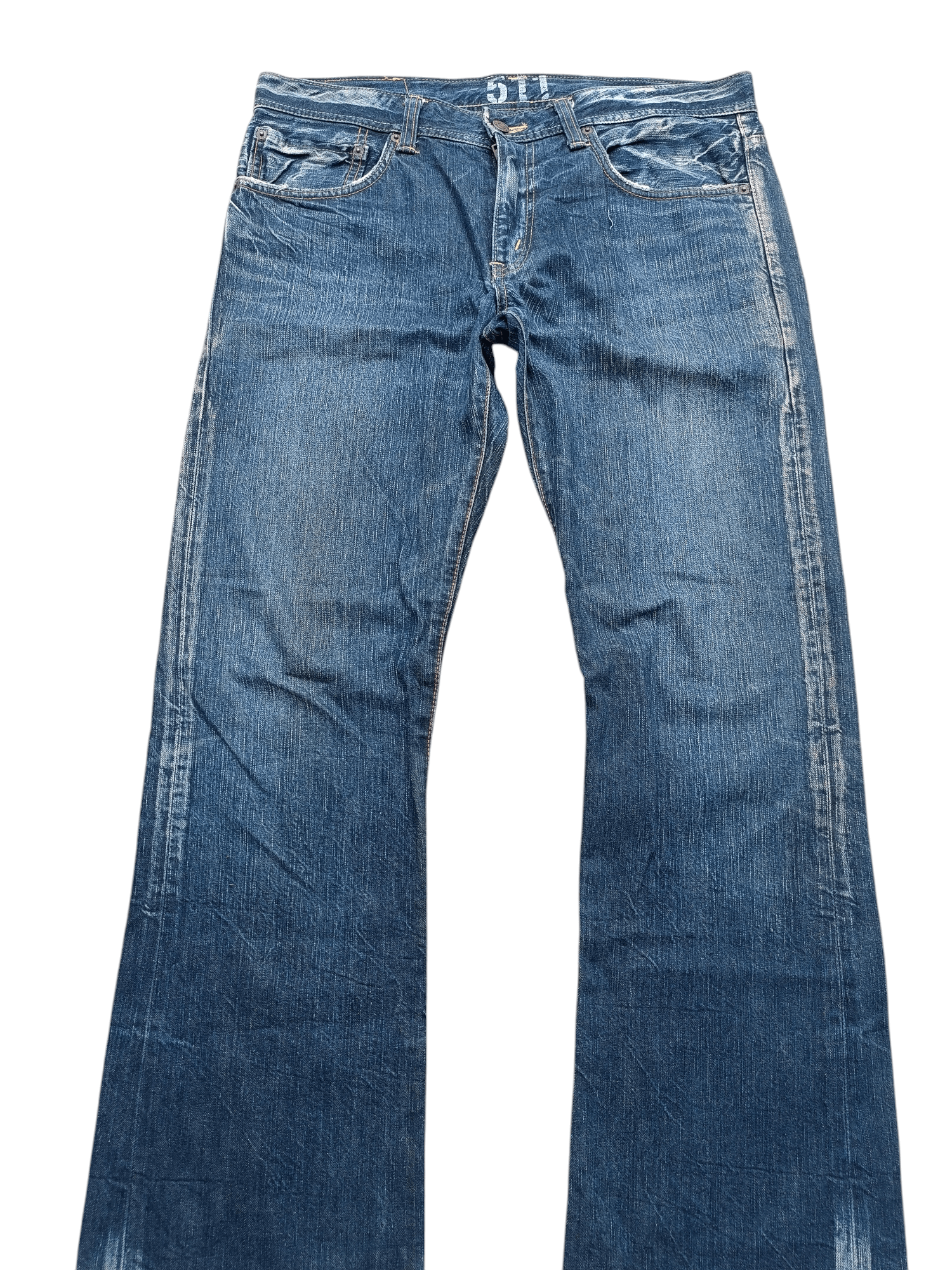 Edwin × Japanese Brand Flare💥Vintage 511 RV Edwin Japan Denim Size US 34 / EU 50 - 9 Thumbnail