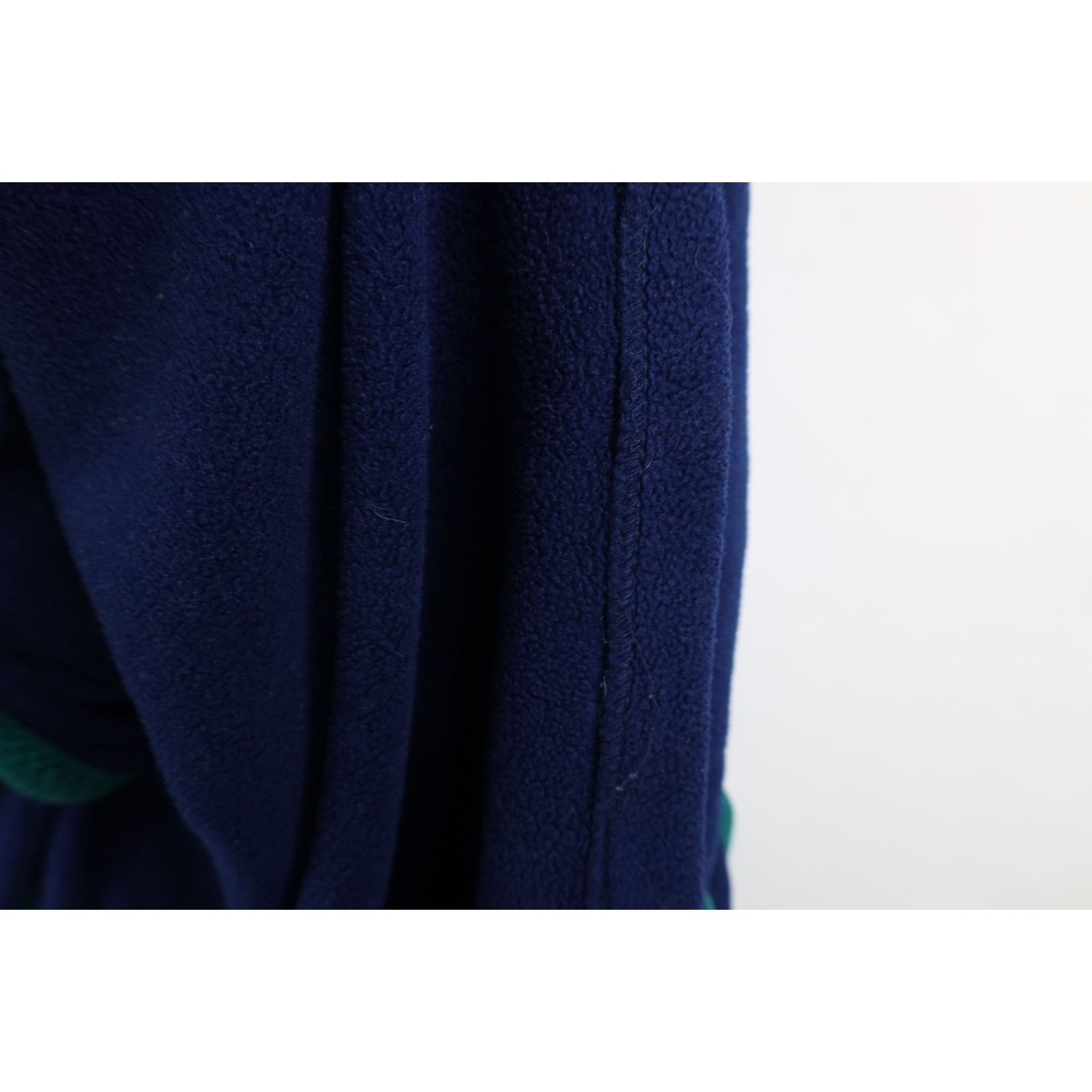 L.L. Bean Vintage 90s LL BeanPiped Trim Belted Fleece Bath Robe Size US M / EU 48-50 / 2 - 9 Thumbnail