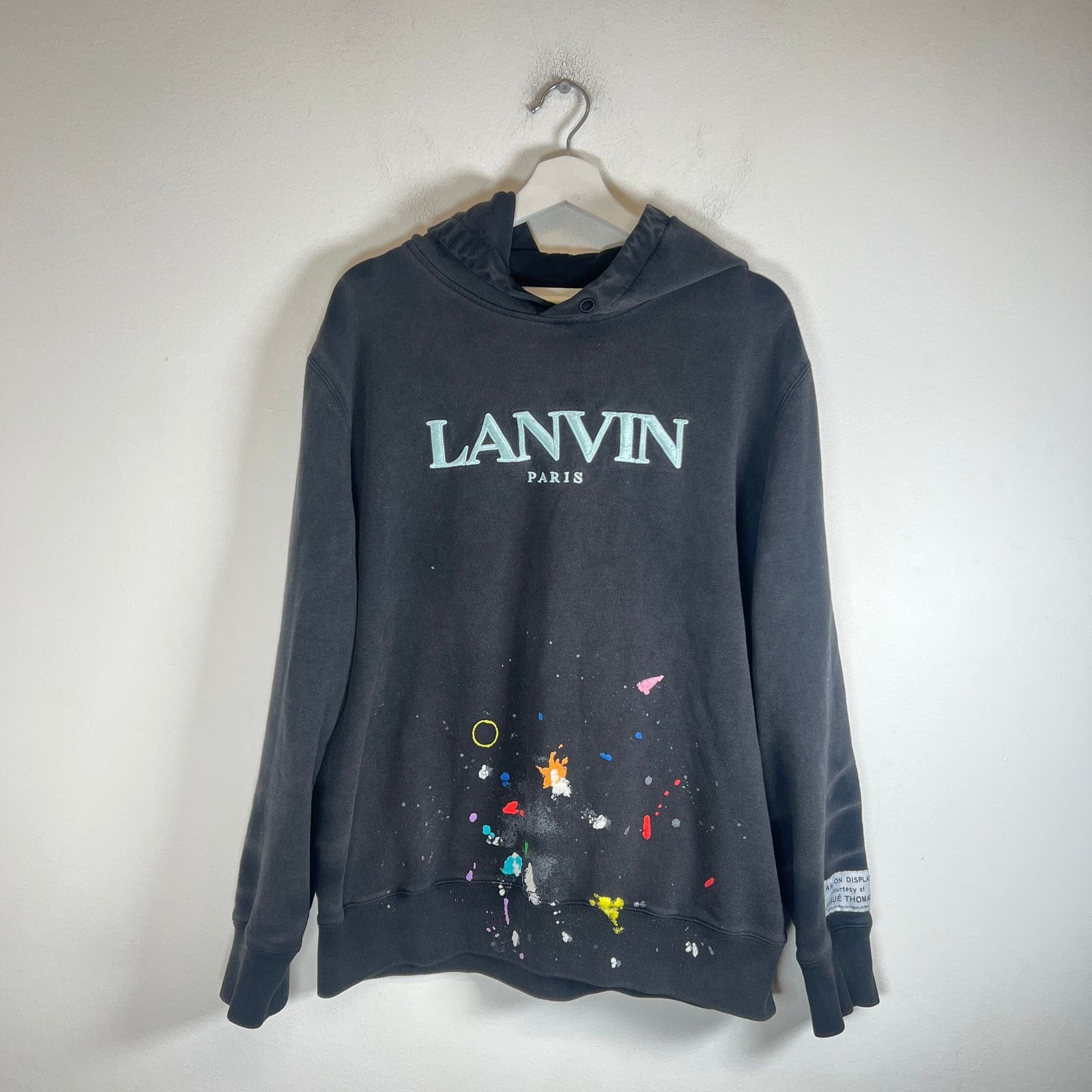 Gallery Dept. × Lanvin Lanvin x Gallery Dept Paint Splatter Hoodie Size XXL Size US XXL / EU 58 / 5 - 1 Thumbnail