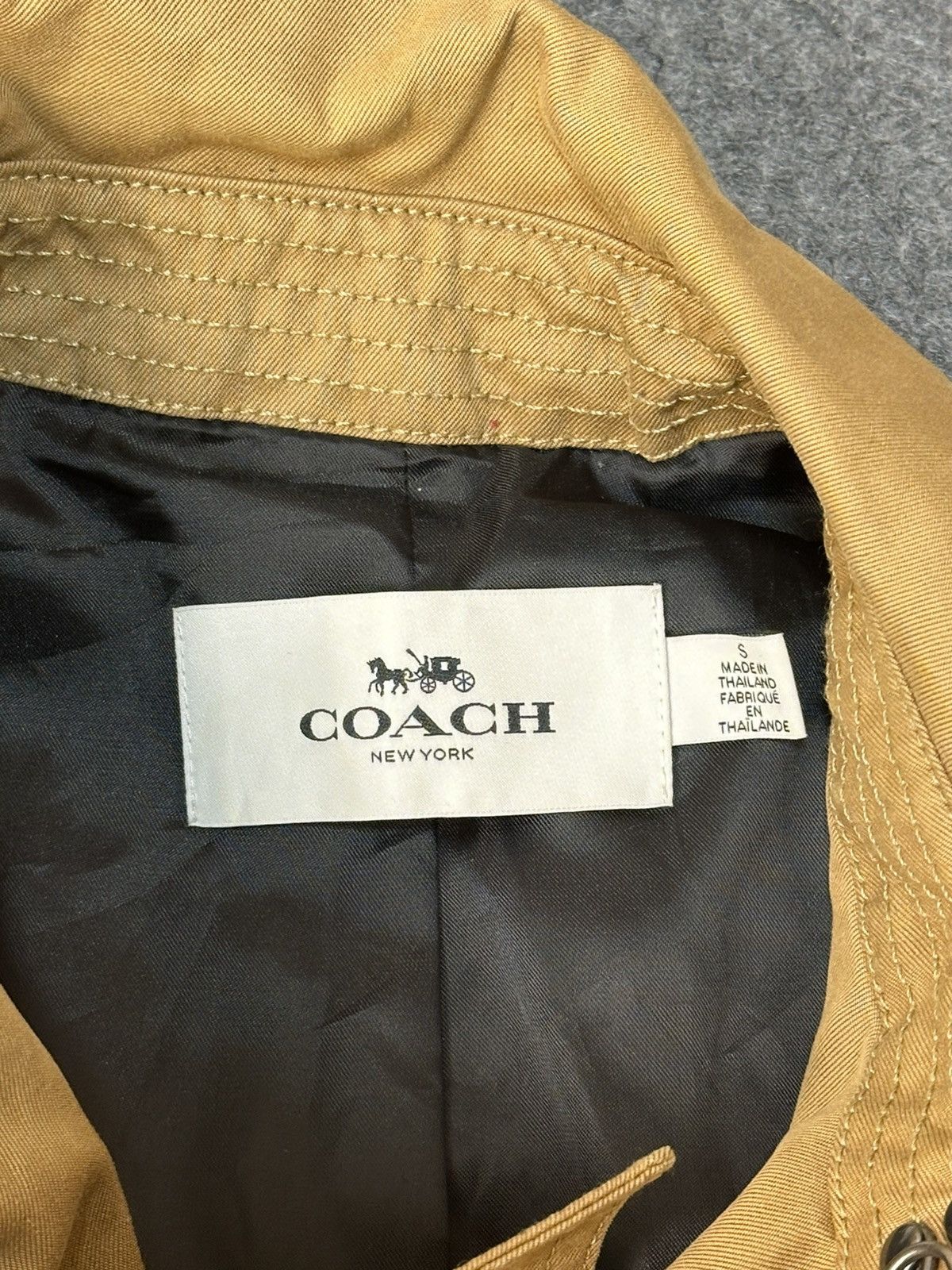 Coach Coach men's trench coat . Size US S / EU 44-46 / 1 - 17 Thumbnail