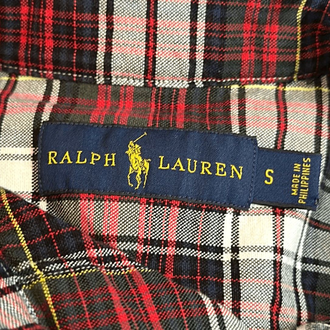 Ralph Lauren Ralph Lauren Plaid Cotton Shirt Size S Small Long Sleeve Red Blue Button-Up Mens Size US L / EU 52-54 / 3 - 5 Thumbnail