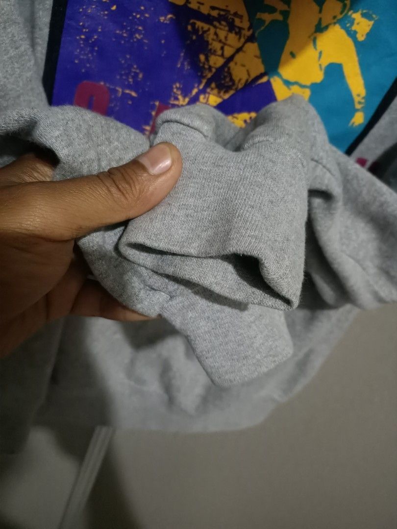 Jordan Brand × Nike × Vintage Vintage 90s nike x air jordan hoodie grey Size US M / EU 48-50 / 2 - 6 Thumbnail