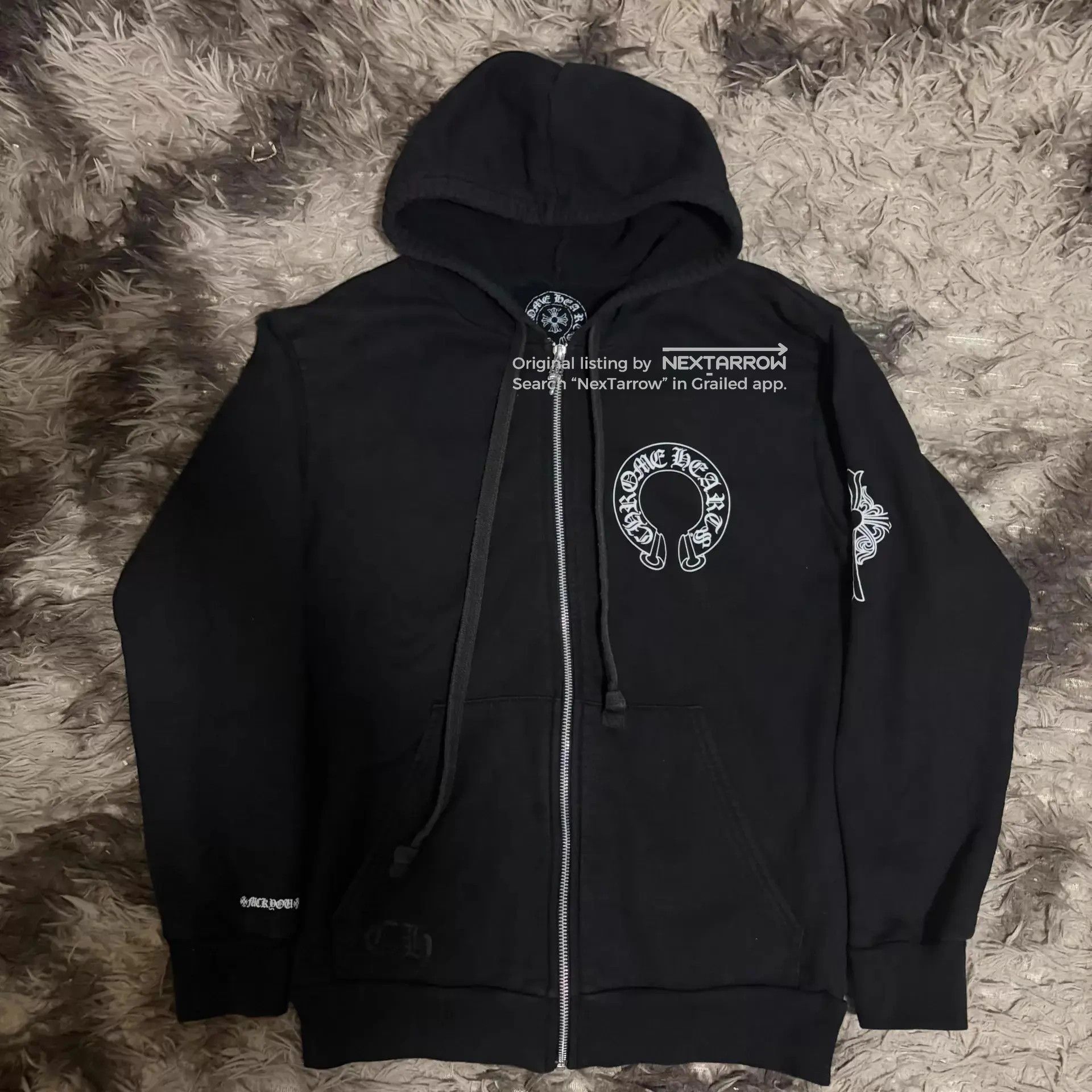 Chrome Hearts Chrome Heart Hoodie Zip Up | Grailed