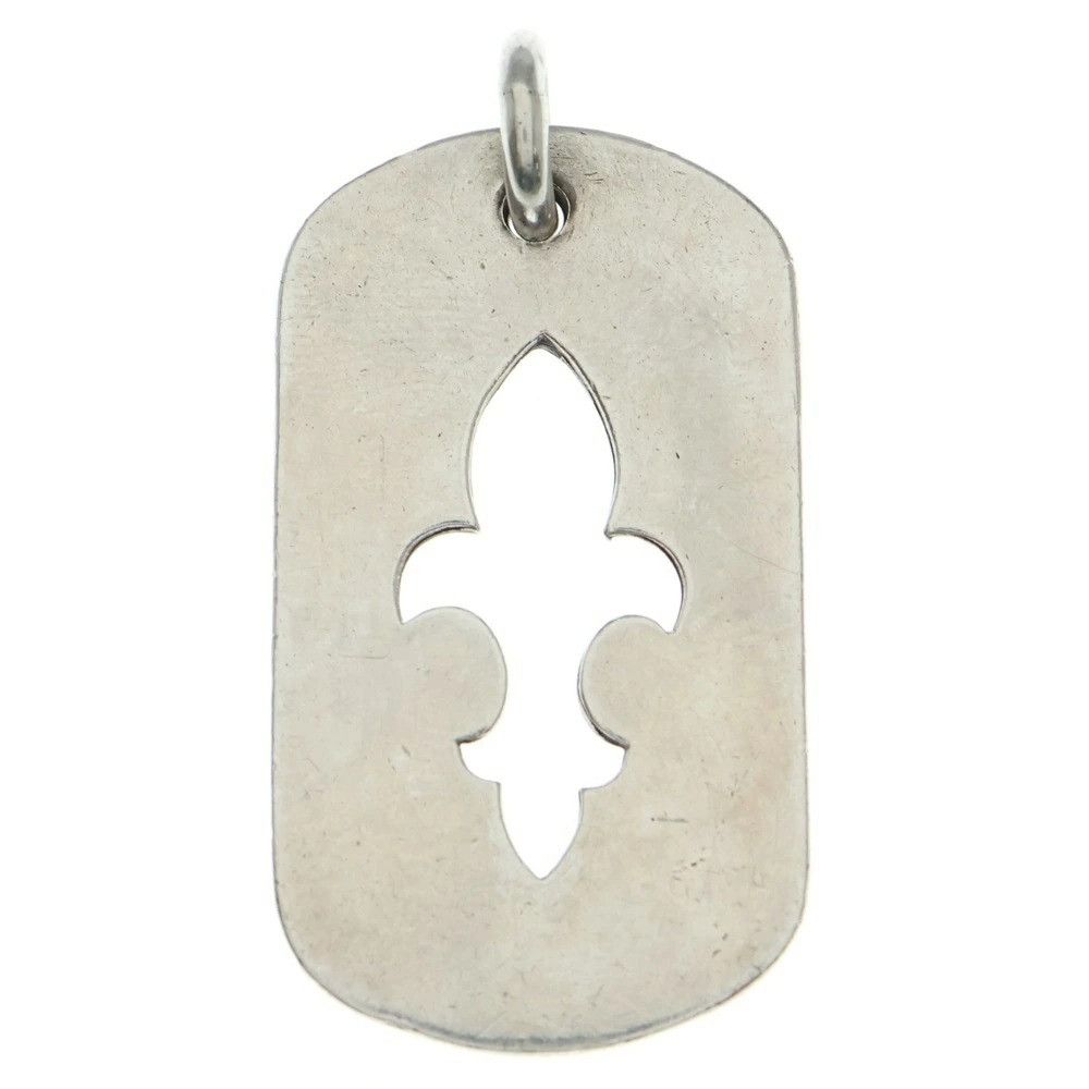 Chrome Hearts 🔥 CHROME HEARTS CUT OUT FLEUR DOG TAG SILVER Size ONE SIZE - 8 Thumbnail