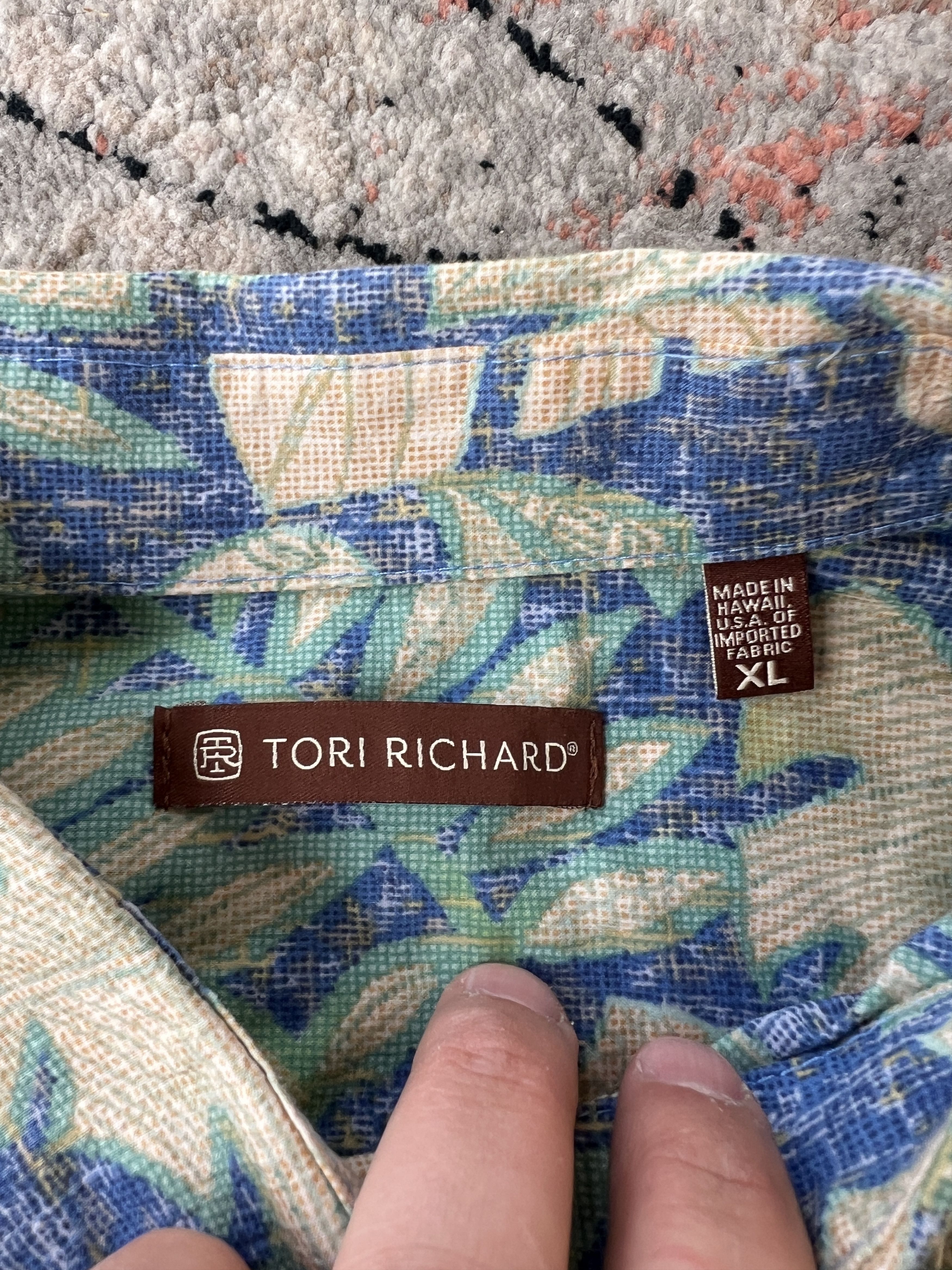 Tori Richard Tori Richard Vintage Shirt Size US XL / EU 56 / 4 - 6 Thumbnail