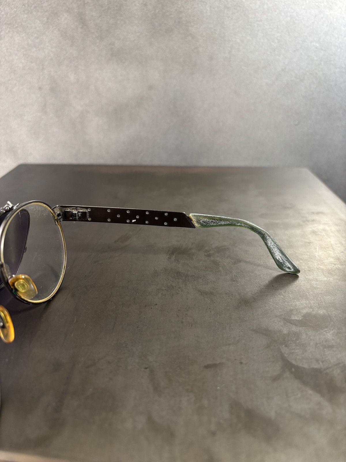 Giorgio Armani Vintage Giorgio Armani Sunglasses Frames Flip Up Glasses 657 Size ONE SIZE - 12 Thumbnail