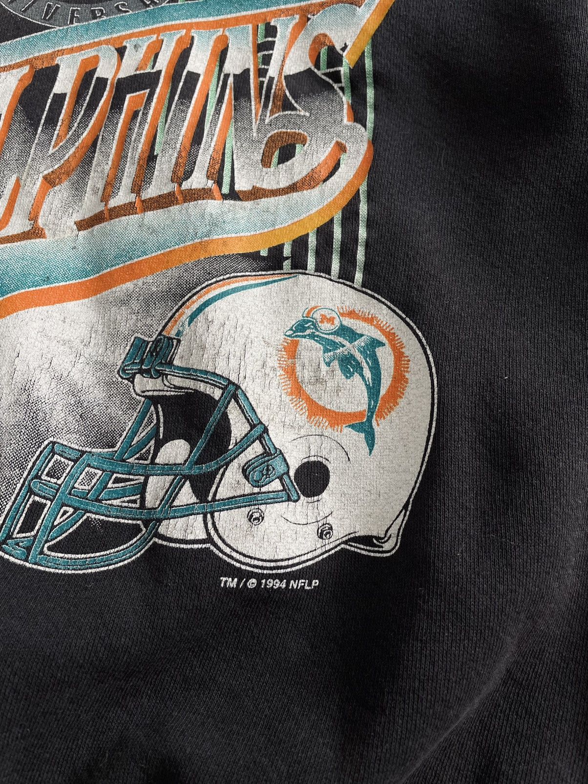 NFL VTG 90s MNF 25th Hank Williams NFL Miami Dolphins Sweatshirt Size US XL / EU 56 / 4 - 8 Thumbnail