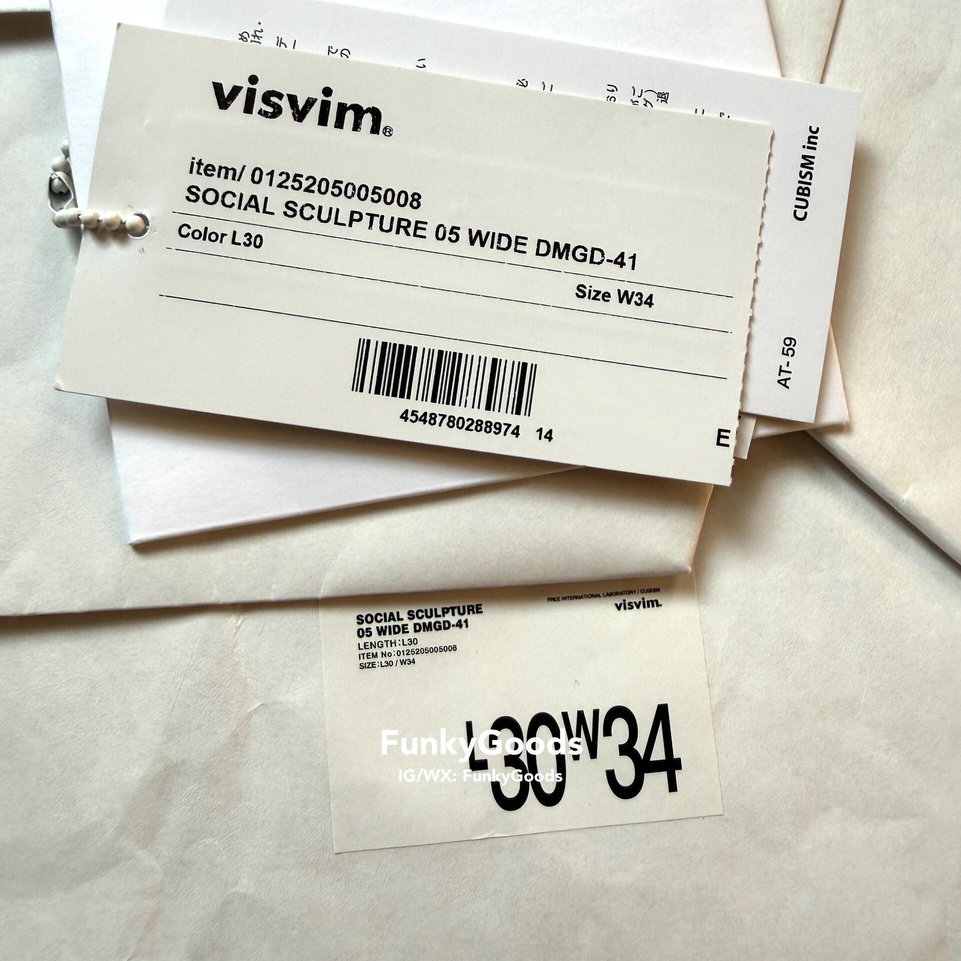 Visvim visvim wide damaged 41 denim pants Size US 34 / EU 50 - 9 Thumbnail