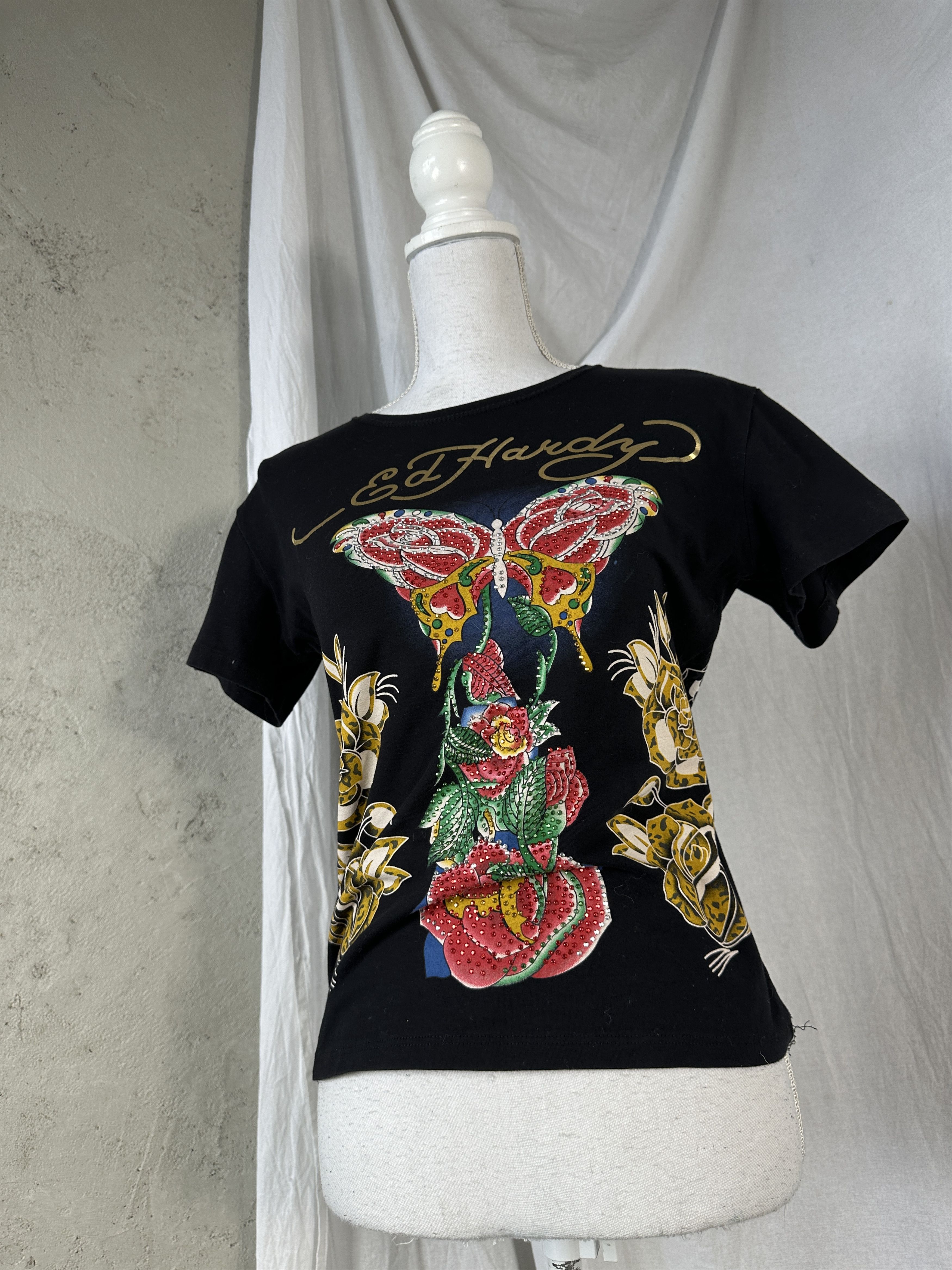 Ed Hardy × Vintage Vintage Y2K Casual Oversize Printed Ed Hardy T-shirt Size XL / US 12-14 / IT 48-50 - 1 Thumbnail