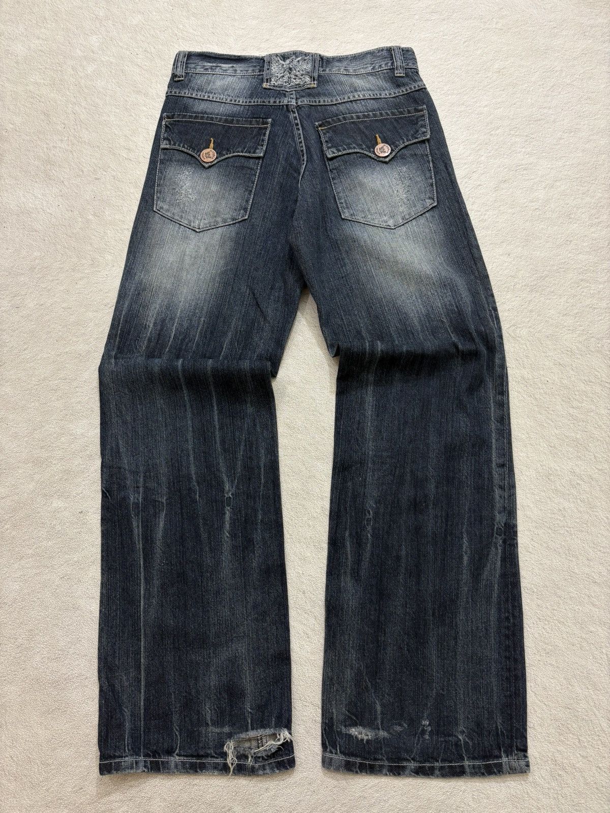 Kapital 2000s G force japan bootcut kapital denim y2k style Size US 31 - 5 Thumbnail