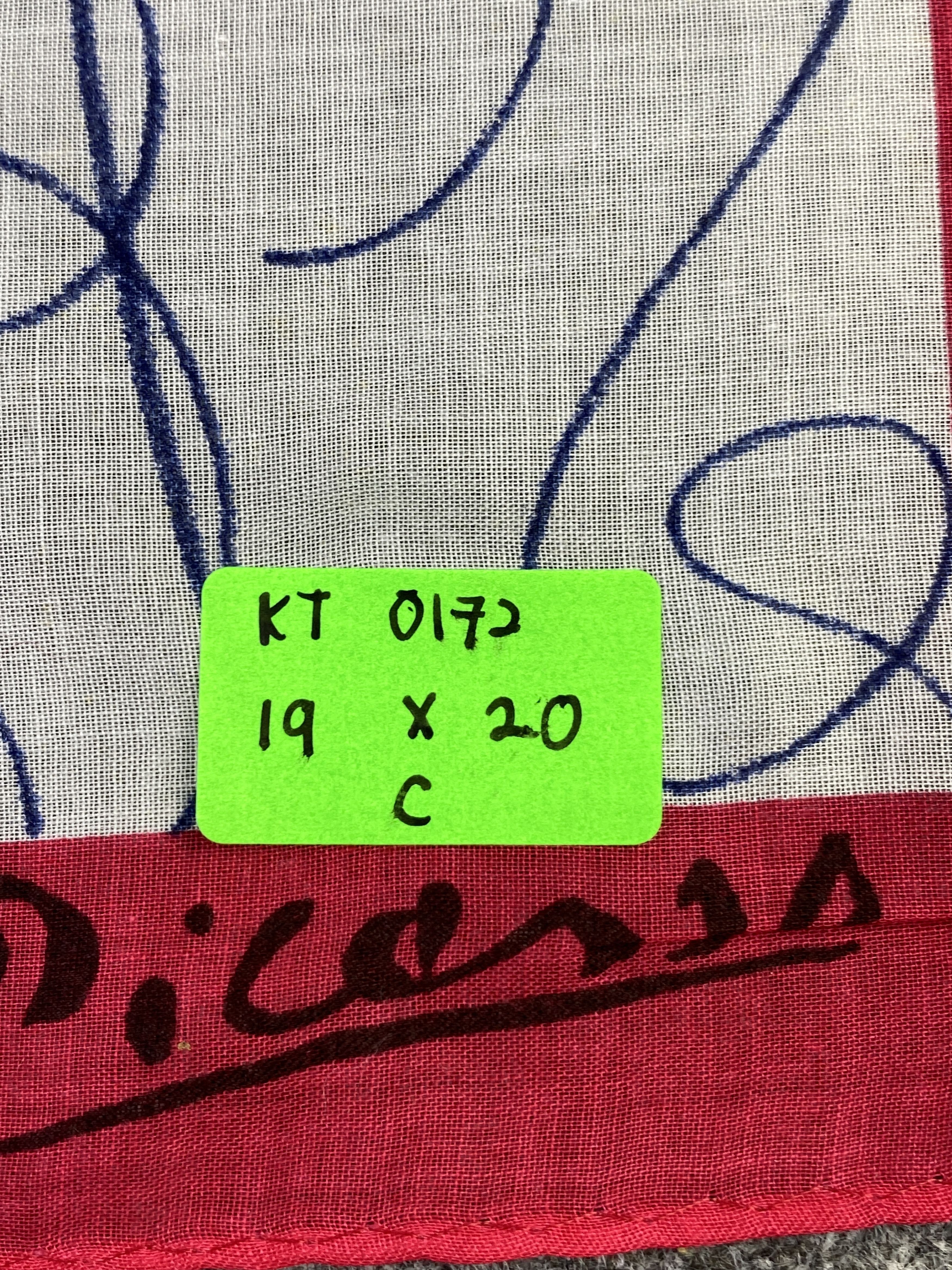 Vintage Vintage Picasso Handkerchief / Neckerchief KT0172 Size ONE SIZE - 8 Thumbnail