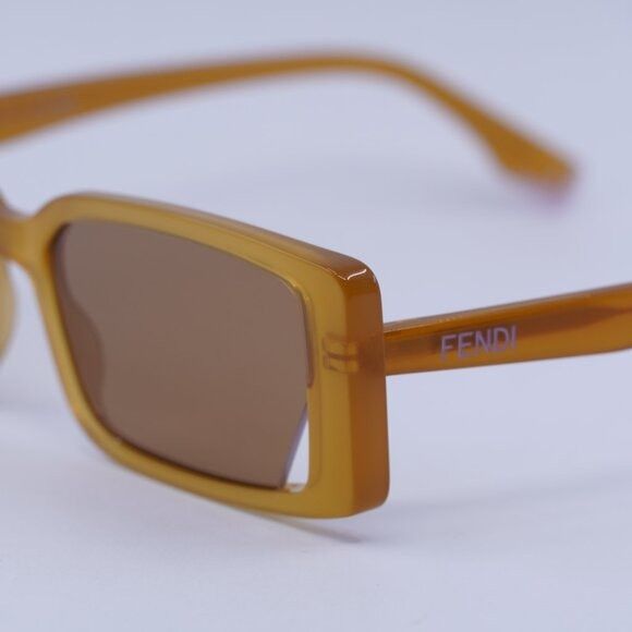 Fendi 🕶️ New Fendi FE40164I 44J Sunglasses - Shiny Orange Frame Size ONE SIZE - 8 Thumbnail