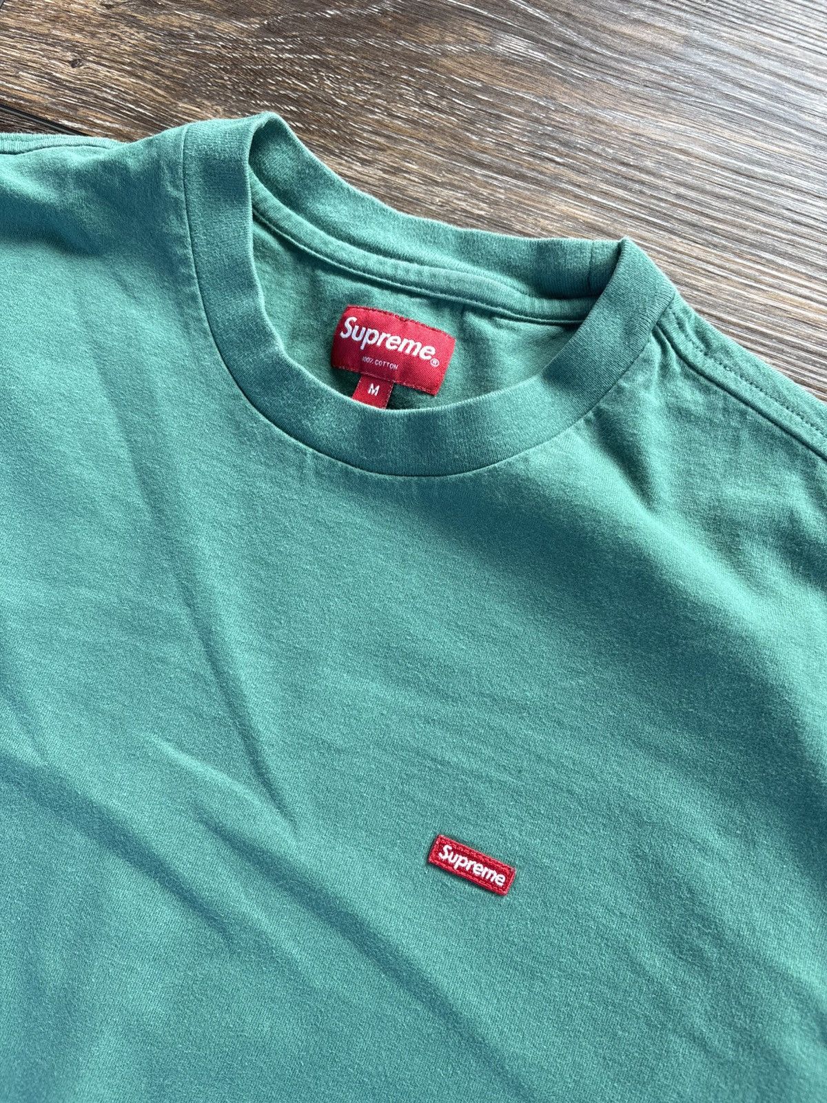 Supreme Small Box L/S Tee Top Teal