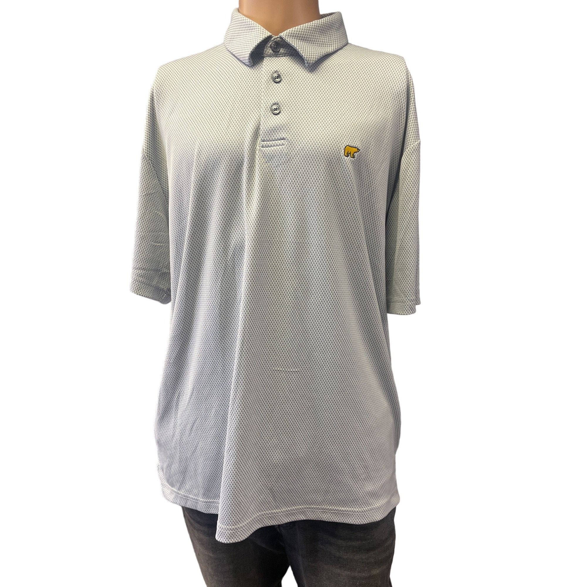 Other Jack Nicklaus Men's Gray Polo Golf Shirt Short Sleeve Size X Size US XL / EU 56 / 4 - 1 Thumbnail