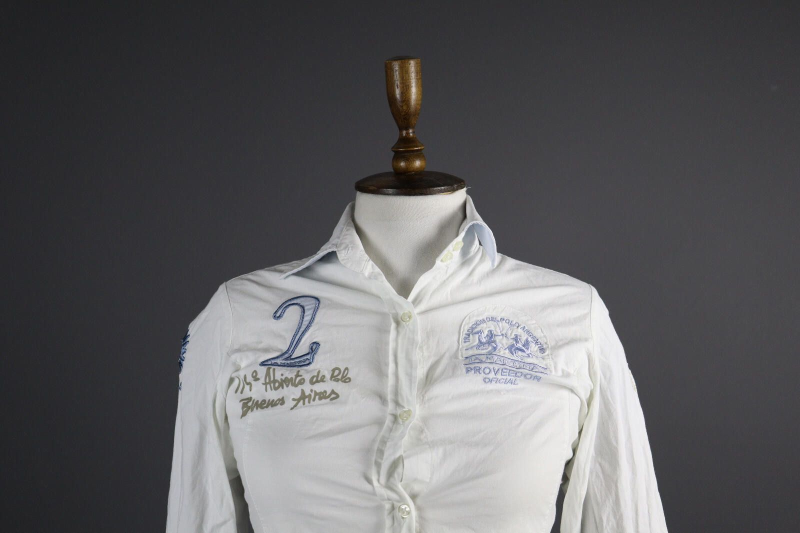 La Martina La Martina Argentina Pro Player White Blouse Shirt Size S Size S / US 4 / IT 40 - 2 Thumbnail