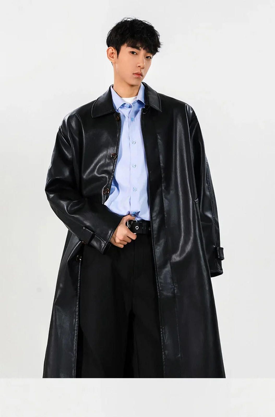 Other Faux Leather Trench Coat Size US M / EU 48-50 / 2 - 4 Thumbnail