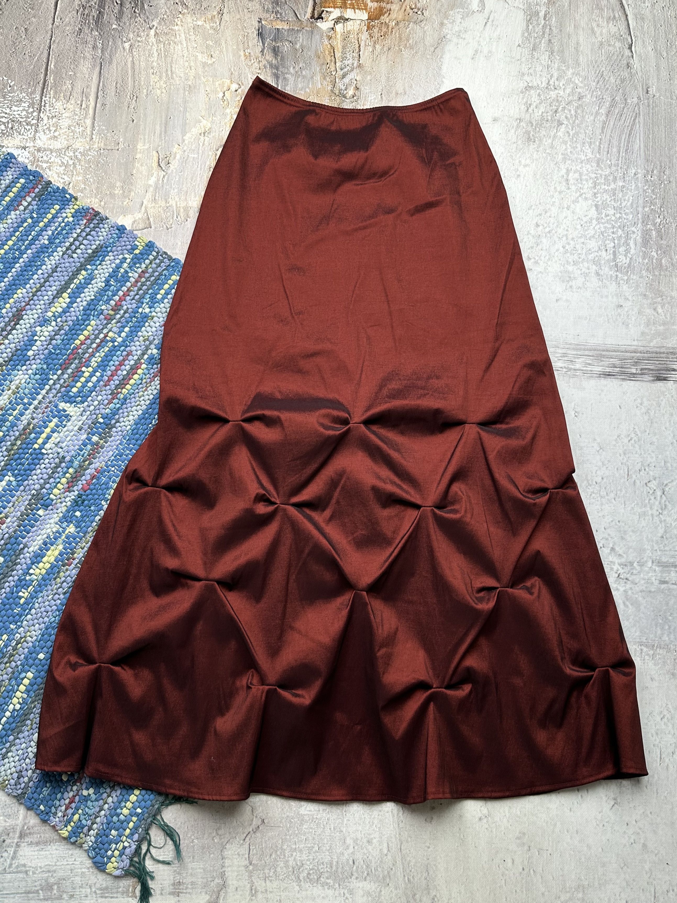 Vintage Vintage Flared Amazing Maxi Skirt A409(237) Size 27" / US 4 / IT 40 - 1 Thumbnail